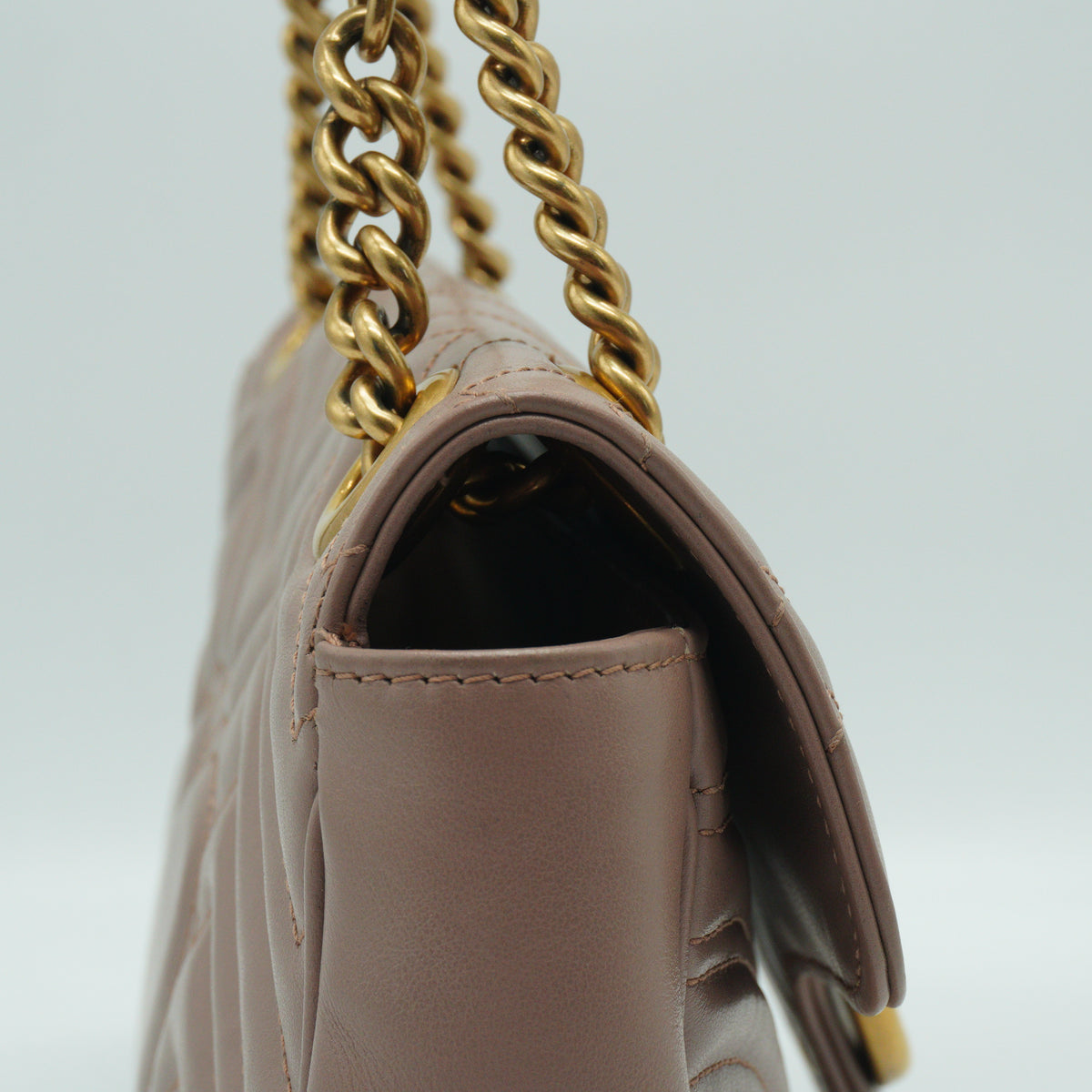 Gucci GG Marmont Matelasse Shoulder Bag GHW