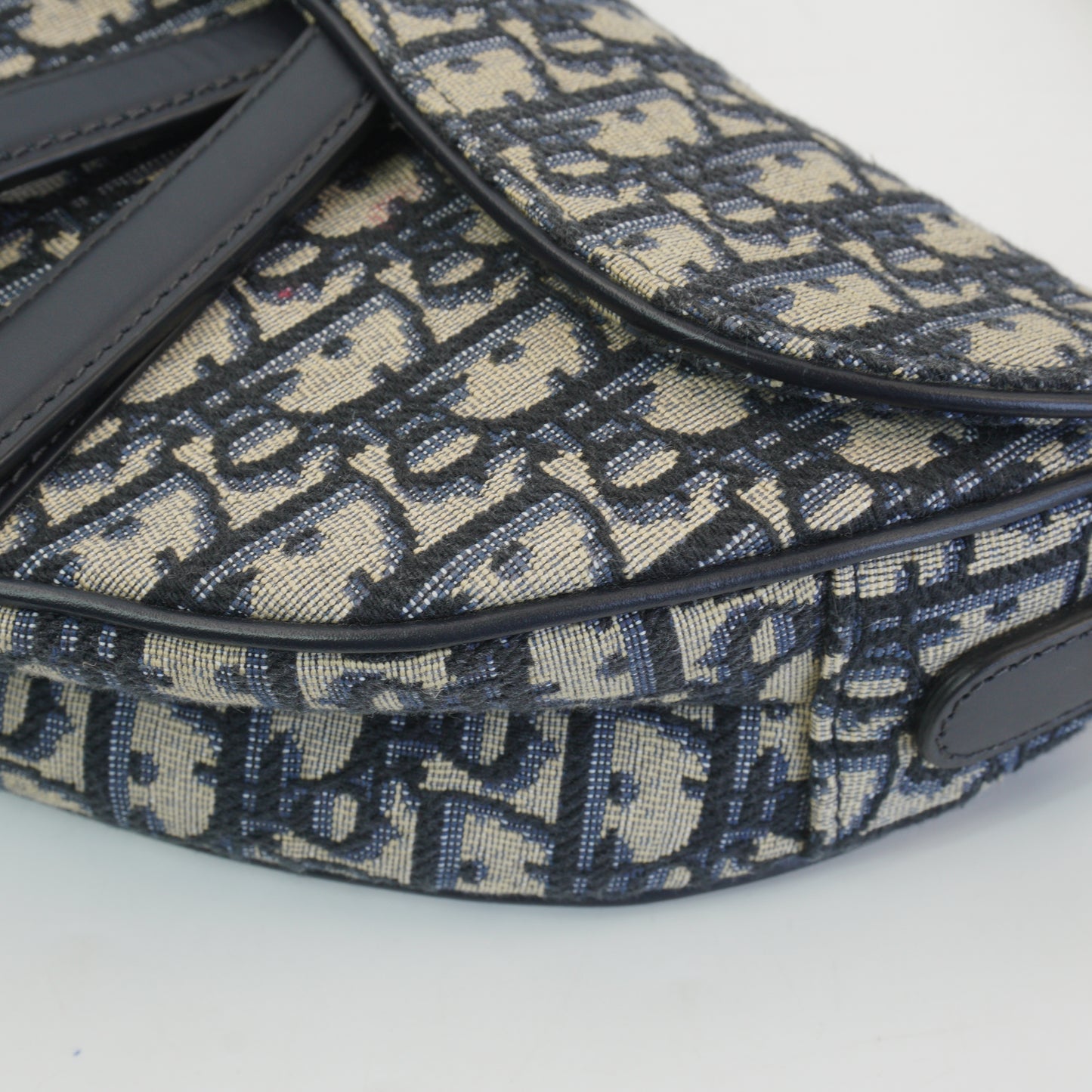 Dior	Saddle Blue Oblique Jacquard Small GHW