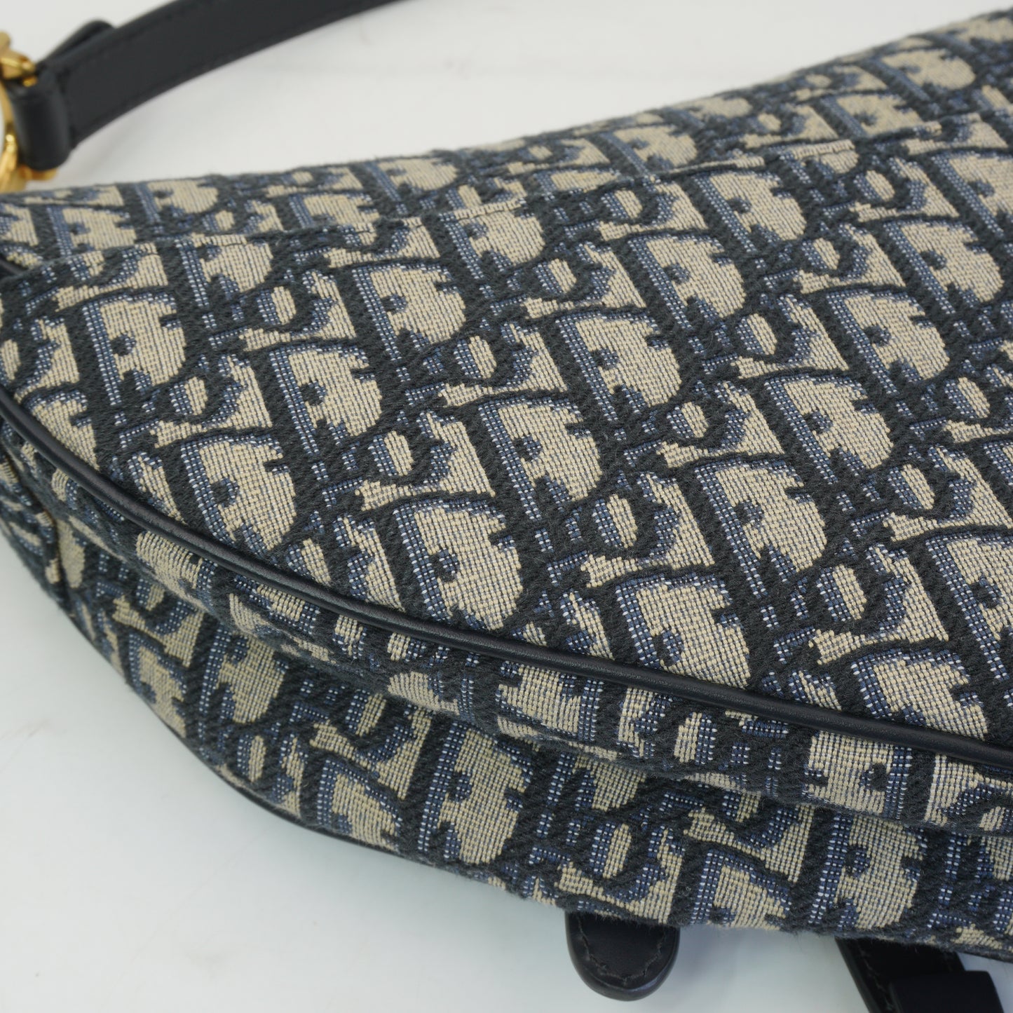 Dior	Saddle Blue Oblique Jacquard Small GHW