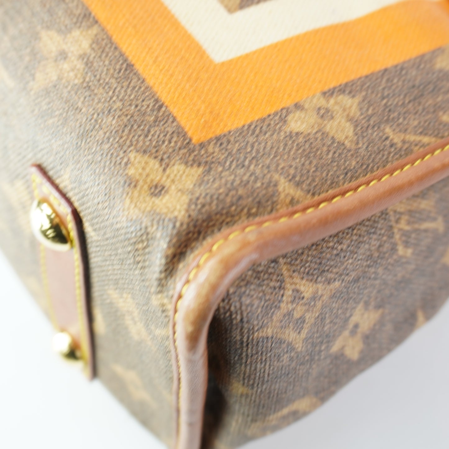 Louis Vuitton	Limited Edition Monogram Tisse Rayures PM Tote Bag GHW Medium