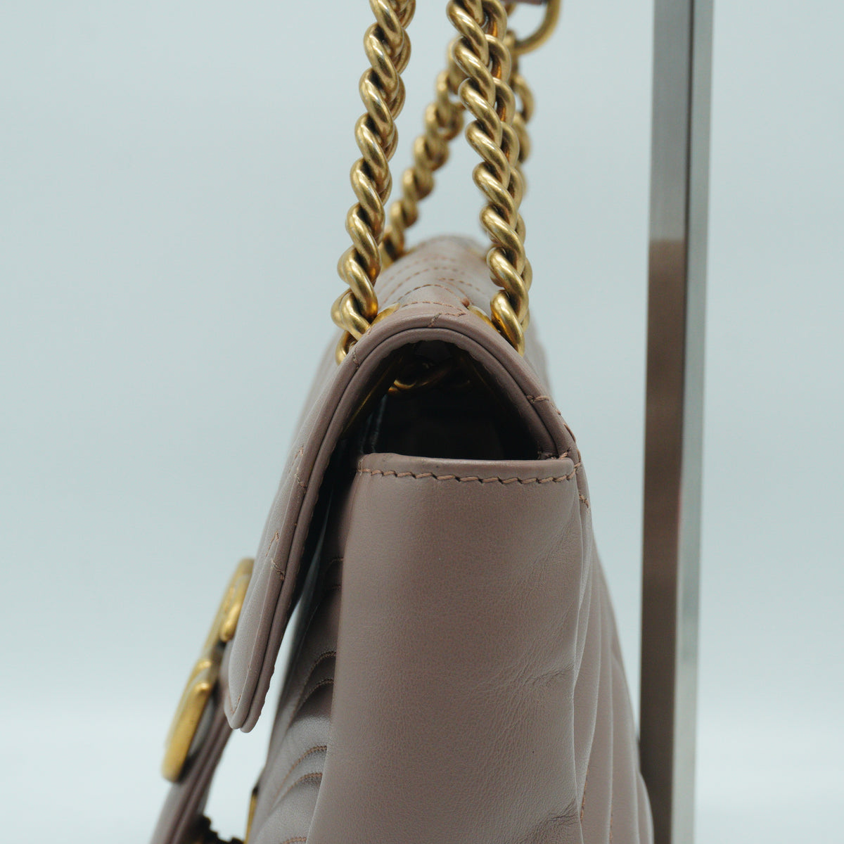 Gucci GG Marmont Matelasse Shoulder Bag GHW