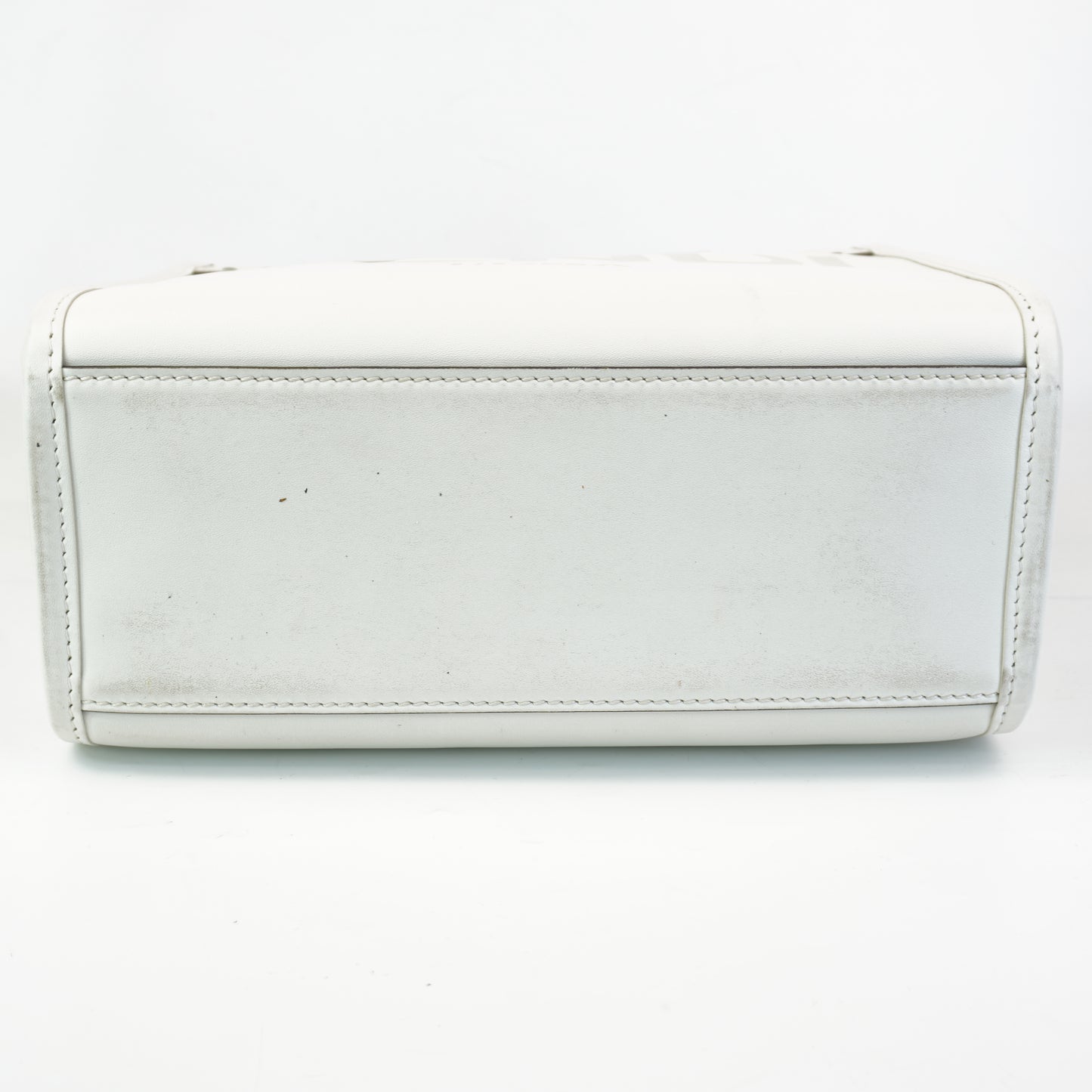 Fendi Sunshine Shopper Bag White, Tortoiseshell Plexiglass Handles
