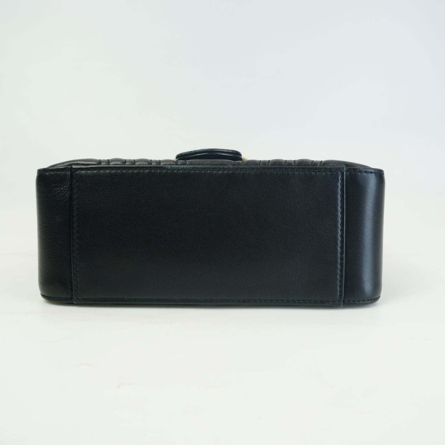 Gucci GG Marmont Matelasse Mini Top Handle Black GHW