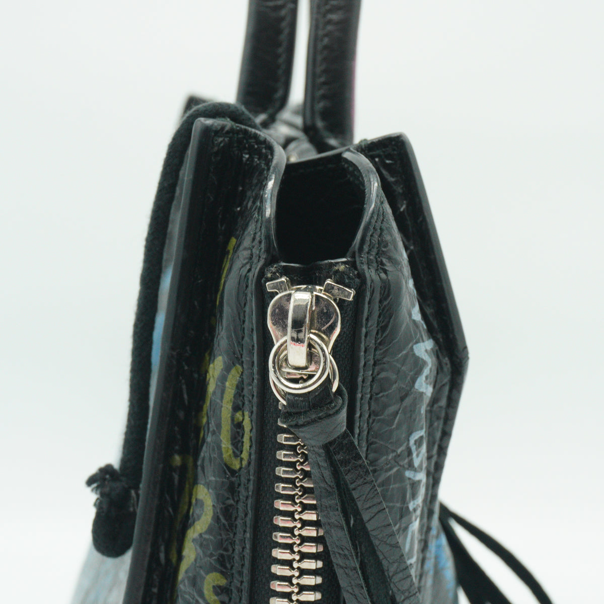 Balenciaga Papier A6 Graffiti Black SHW