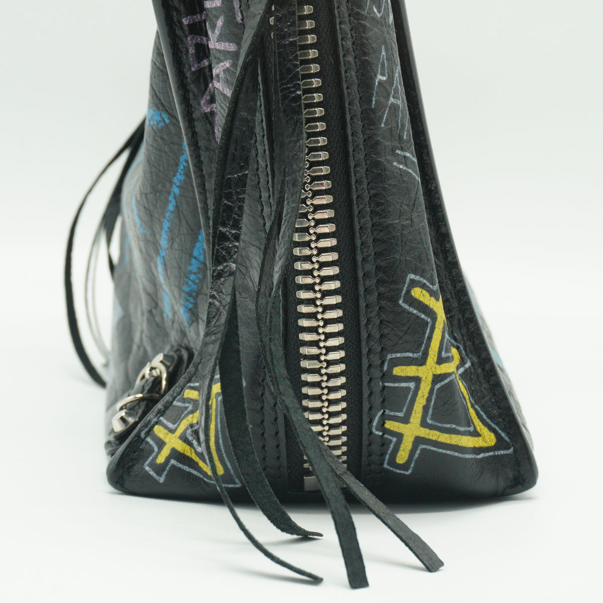 Balenciaga Papier A6 Graffiti Black SHW
