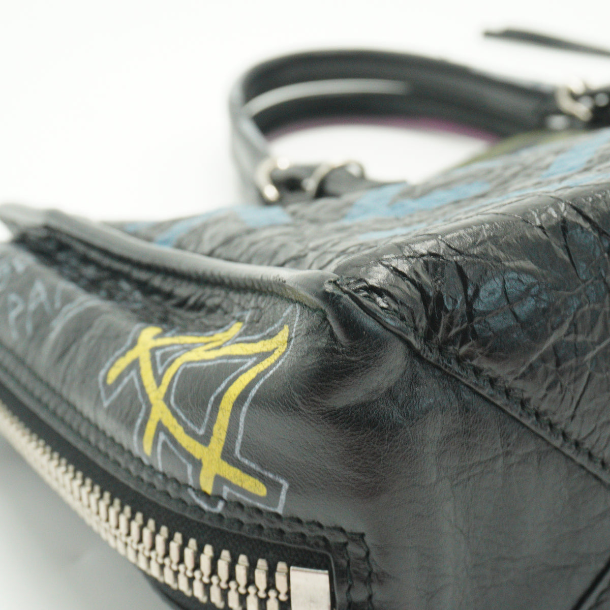Balenciaga Papier A6 Graffiti Black SHW