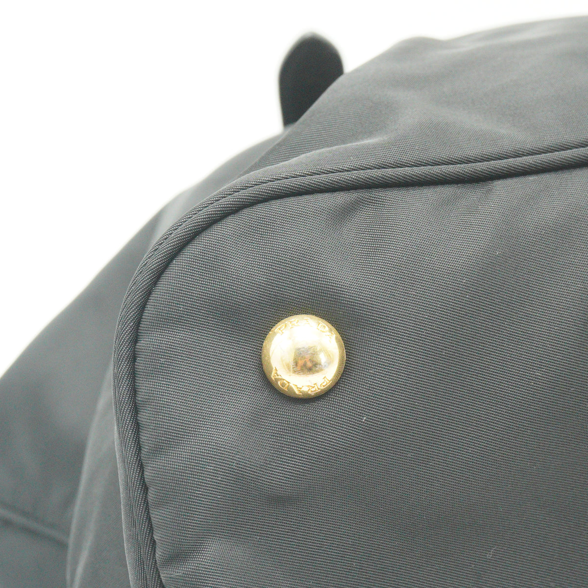 Prada Tessuto Nylon Two Way Convertible Tote Bag GHW