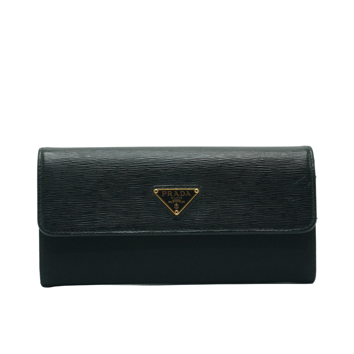 Prada Continental Flap Long Wallet GHW
