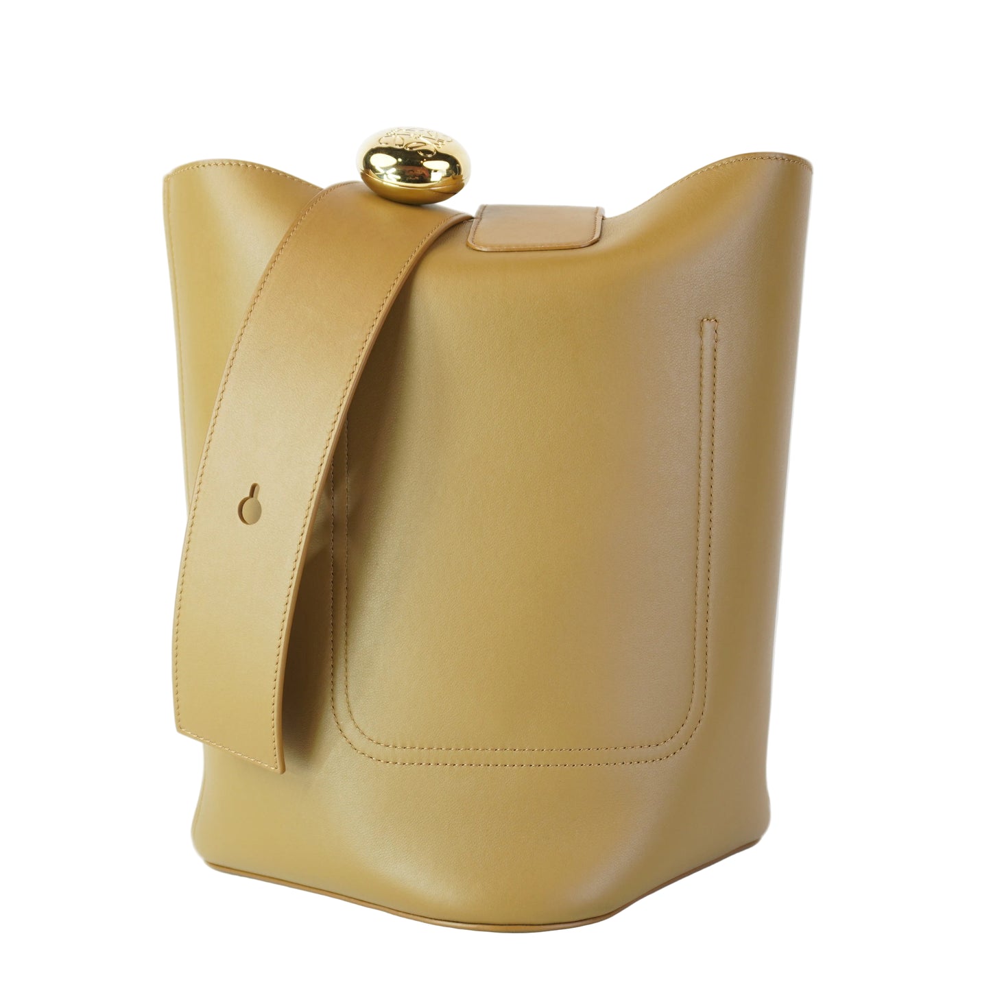 Loewe Pebble Bucket Bag Brown GHW