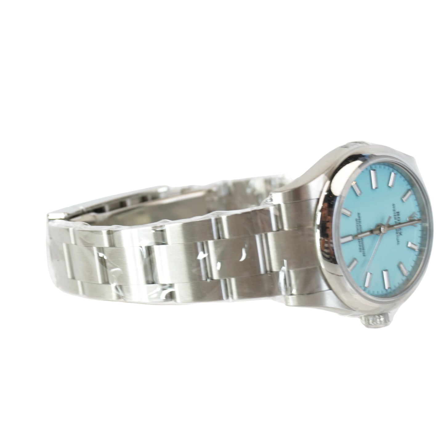 OP 31 TIFFANY DIAL ALL STEEL OYSTER BRACELET S/N: HA285044 #277200, CERTIFICATE, BOX