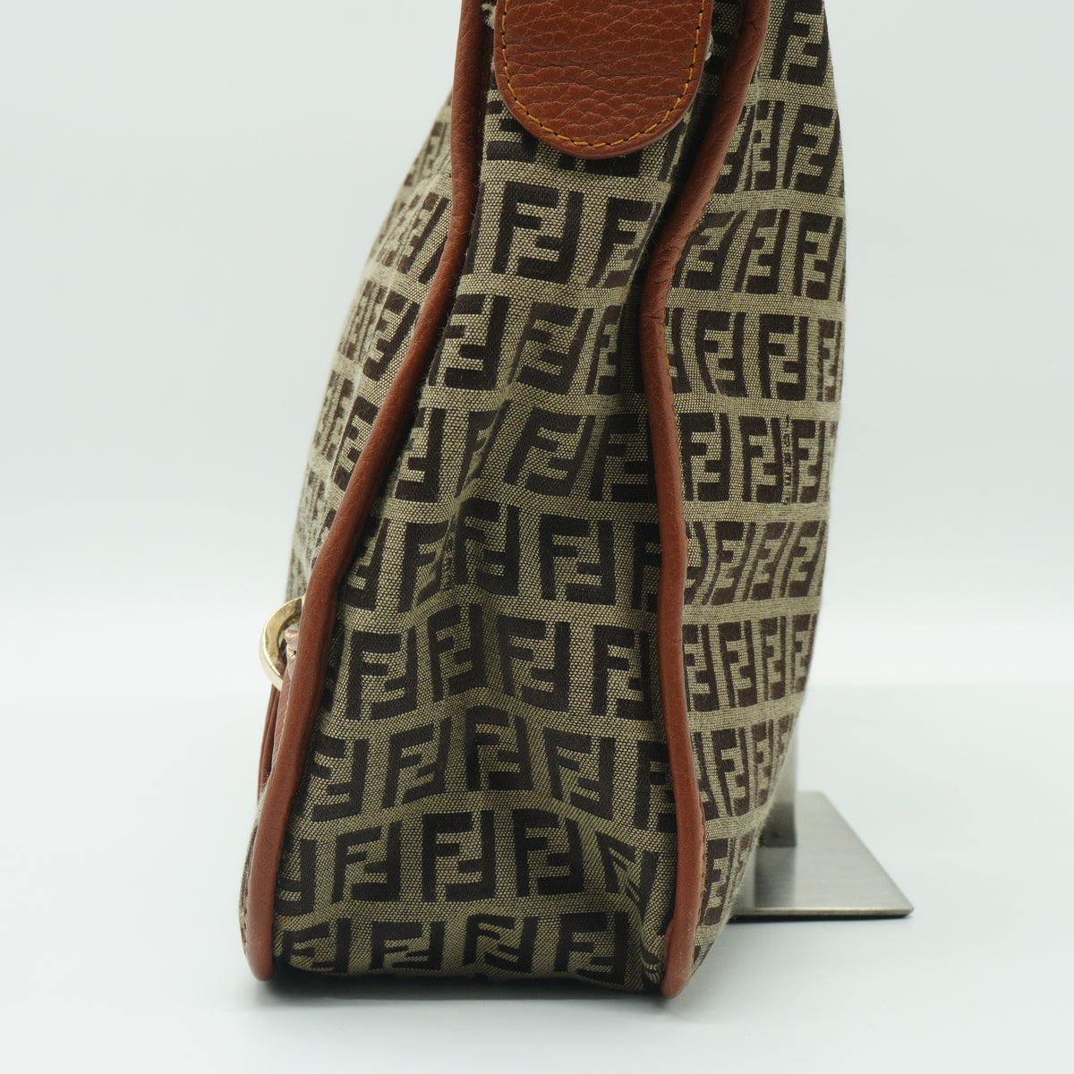 Fendi Zucchino Messenger Bag GHW Medium