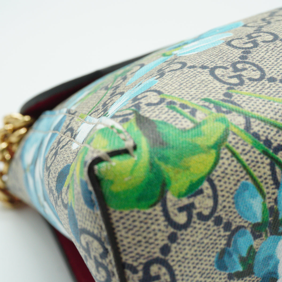 Gucci	GG Padlock Supreme Blooms Shoulder Bag Medium GHW