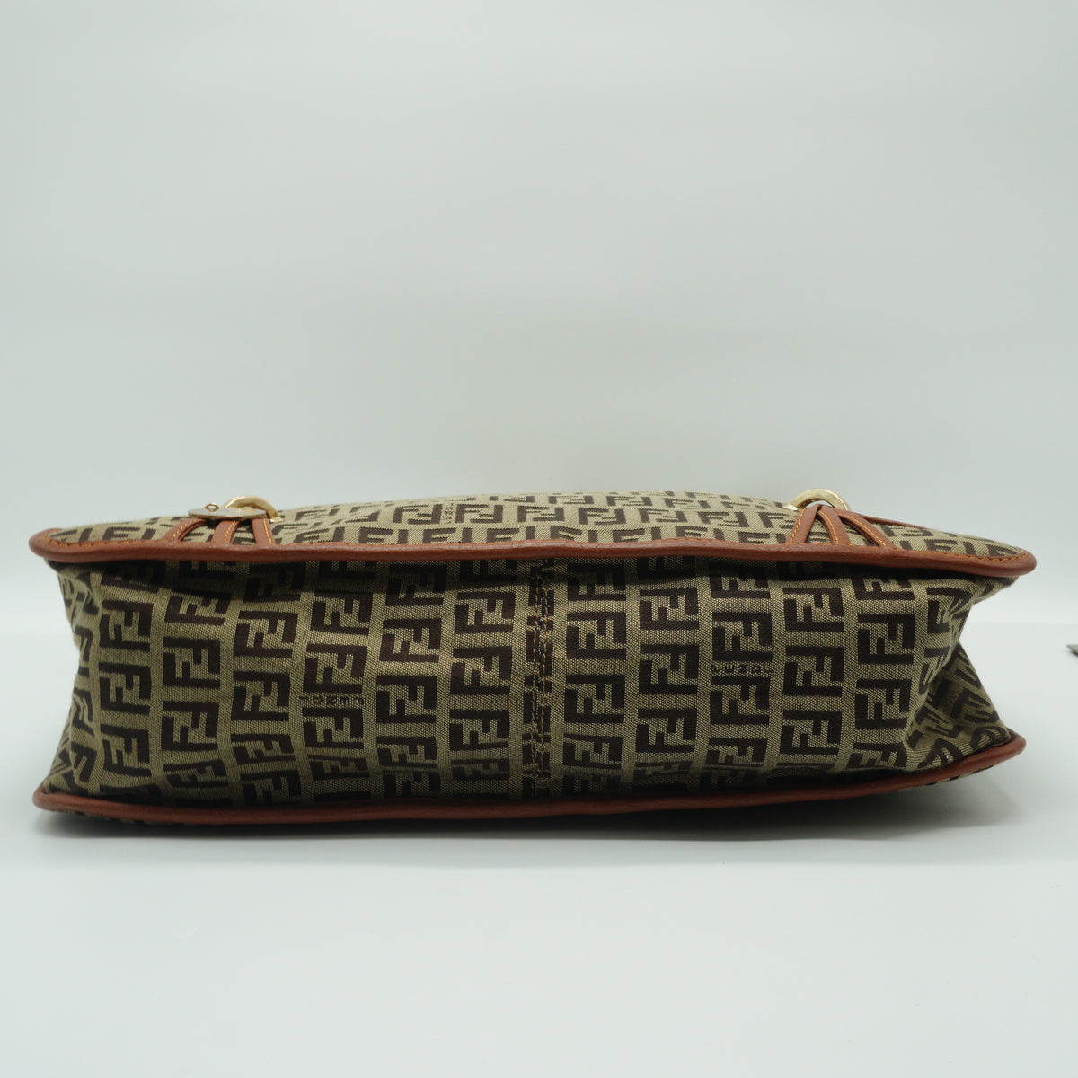 Fendi Zucchino Messenger Bag GHW Medium