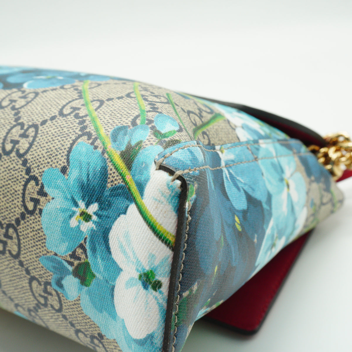 Gucci	GG Padlock Supreme Blooms Shoulder Bag Medium GHW