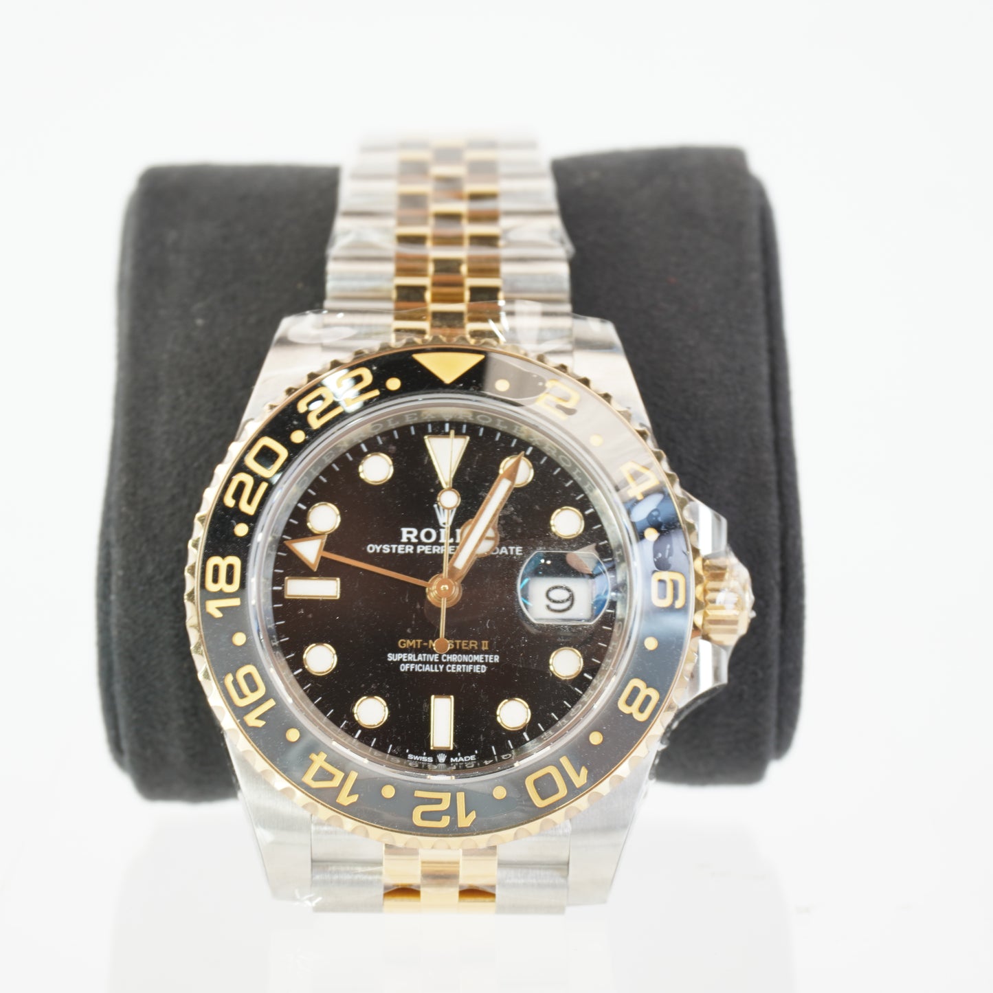 GMT MASTER II "GUINNESS" TWOTONE JUBILEE BRACELET, MANUAL, CERTIFICATE, GREEN TAG, BOX