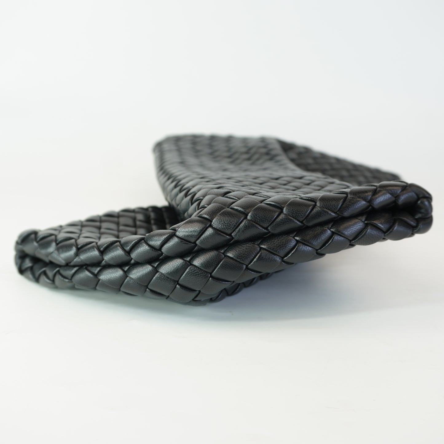Bottega Veneta Crisscross Clutch Black