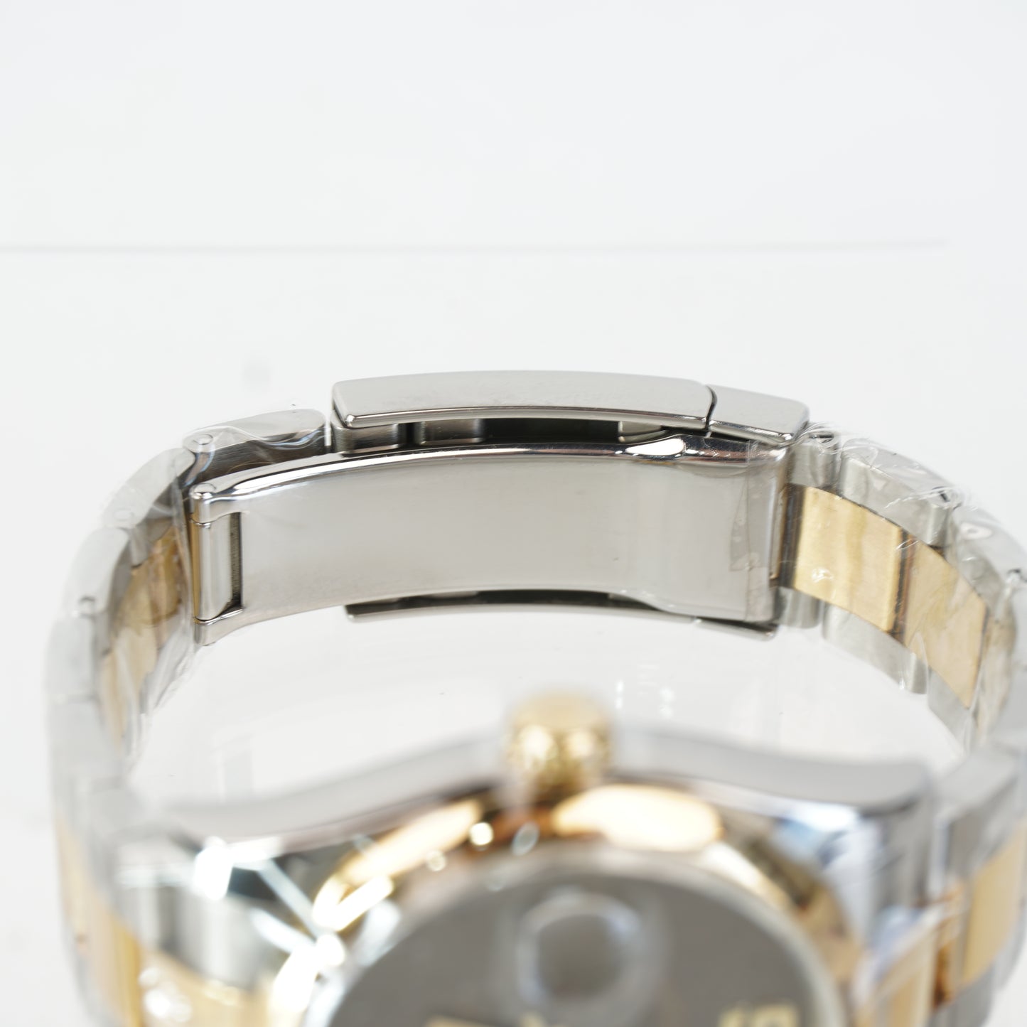 DATEJUST 36 CHOCO BRONZE FLORAL MOTIF ARABIC MARKERS AT 6&9 DOME BEZEL 2TONE OYSTER BRACELET YG/STEEL S/N: G328376 #116203, CERTIFICATE, BOX