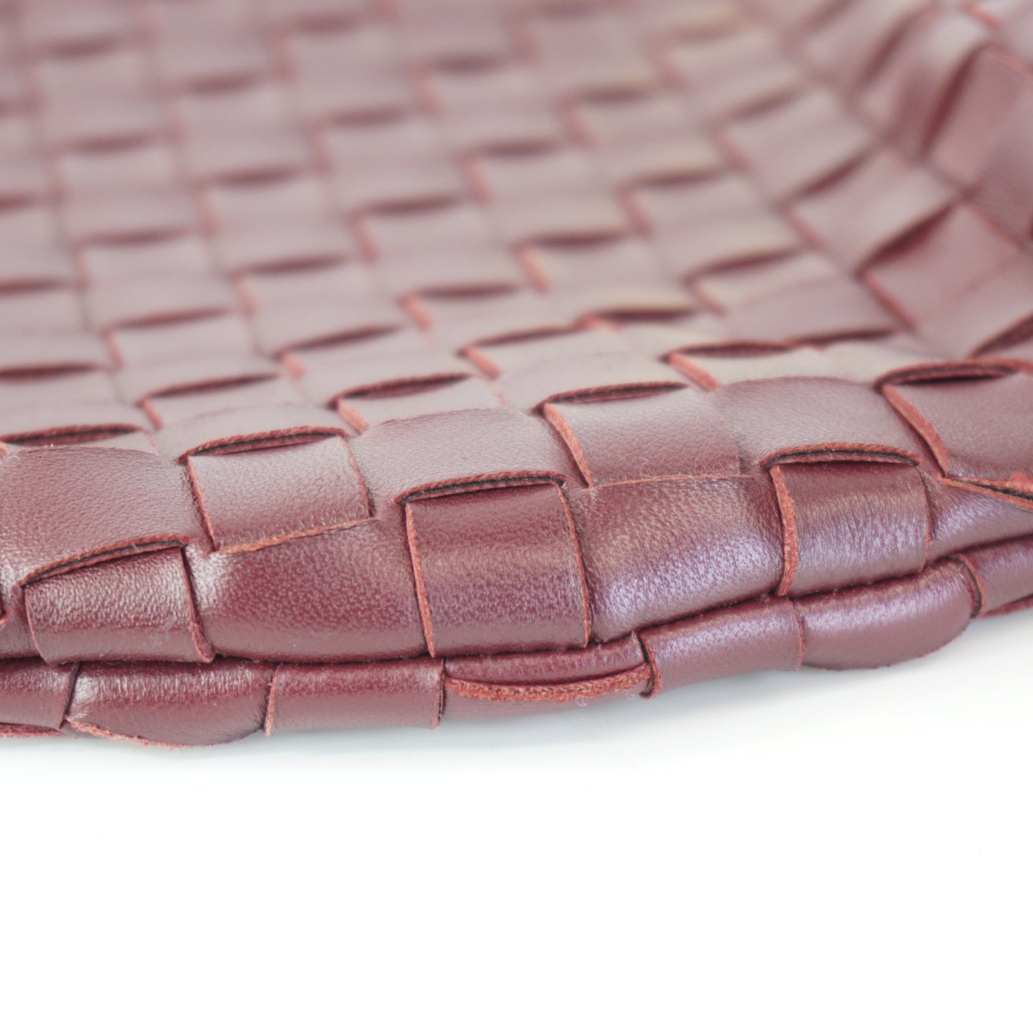 Bottega Veneta Sardine Chain Burgundy Medium GHW