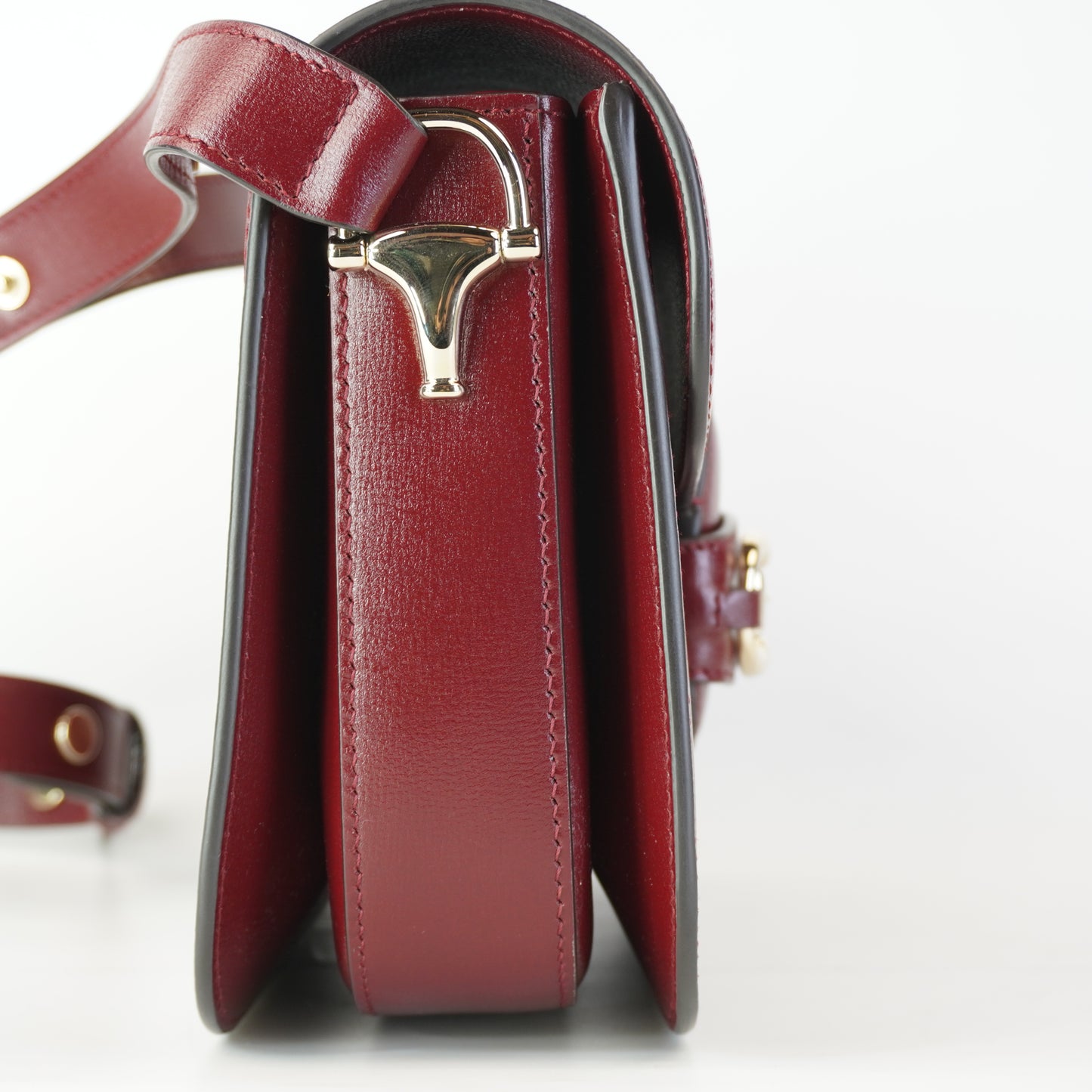 Gucci Horsebit Burgundy Medium GHW