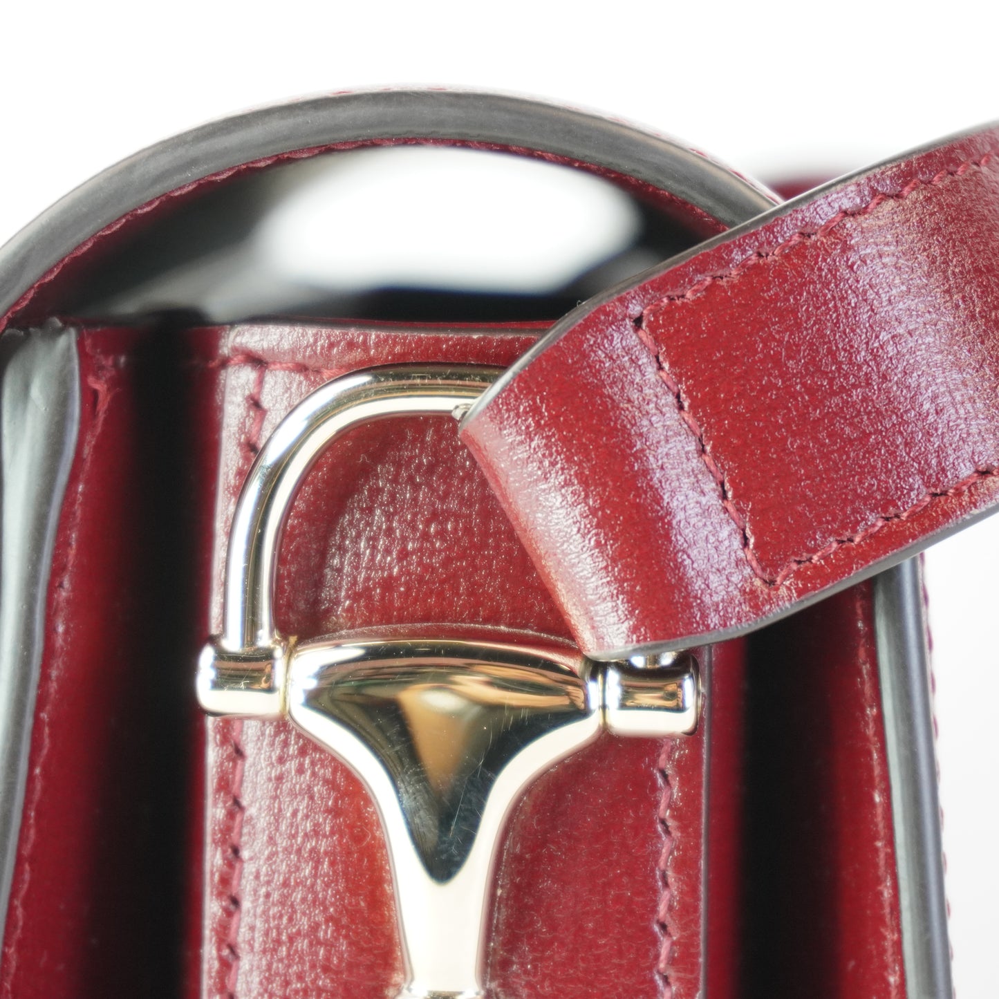 Gucci Horsebit Burgundy Medium GHW