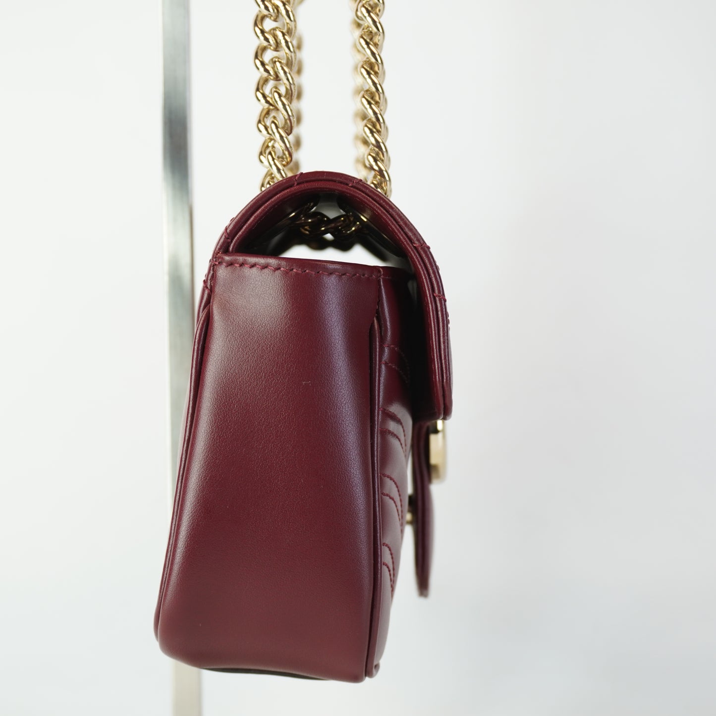 Gucci GG Marmont Burgundy Small GHW
