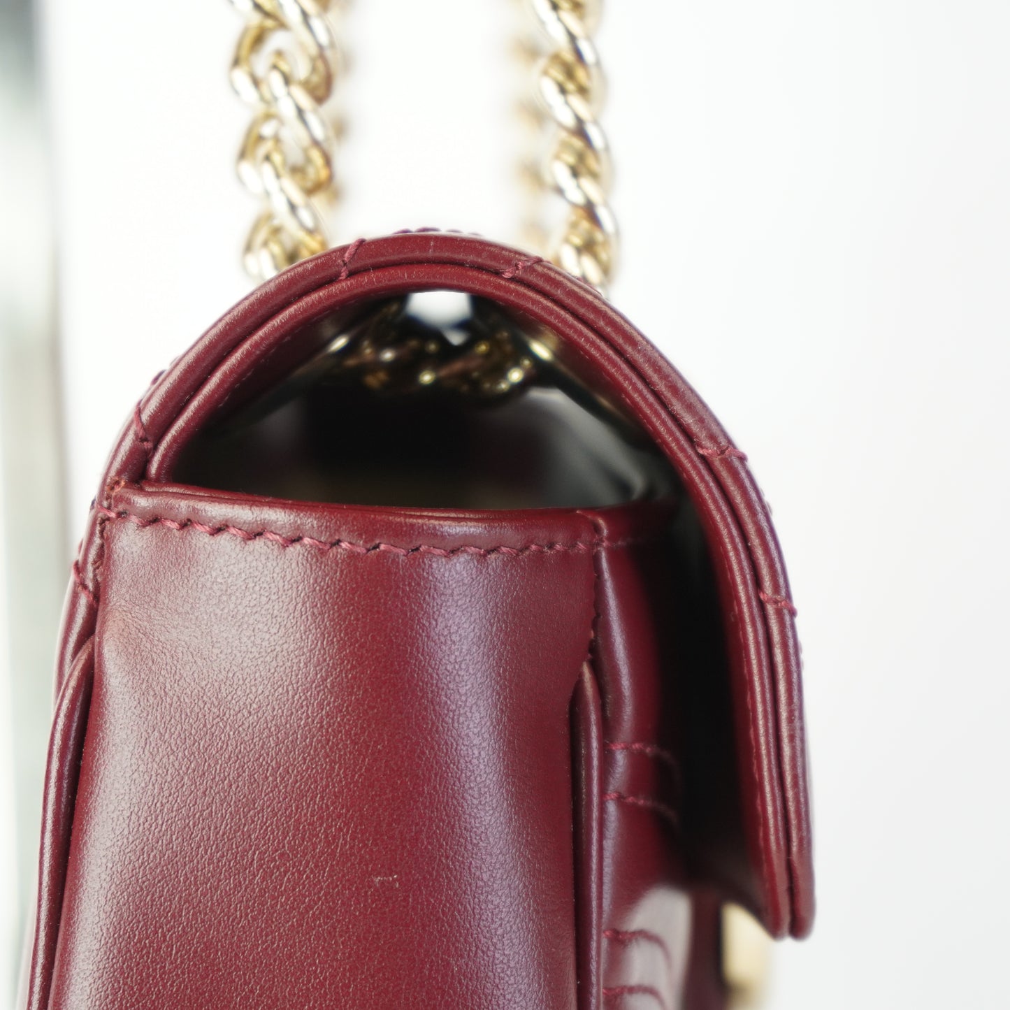 Gucci GG Marmont Burgundy Small GHW
