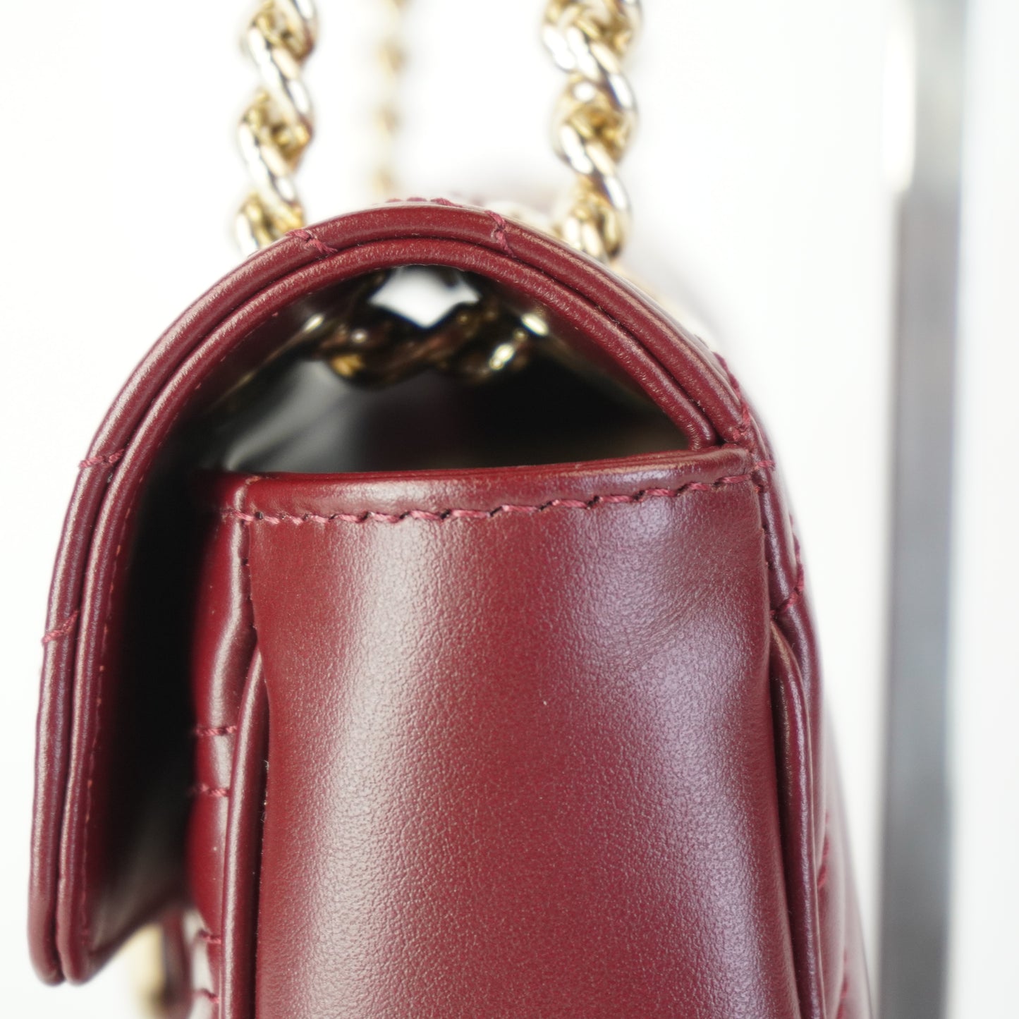 Gucci GG Marmont Burgundy Small GHW