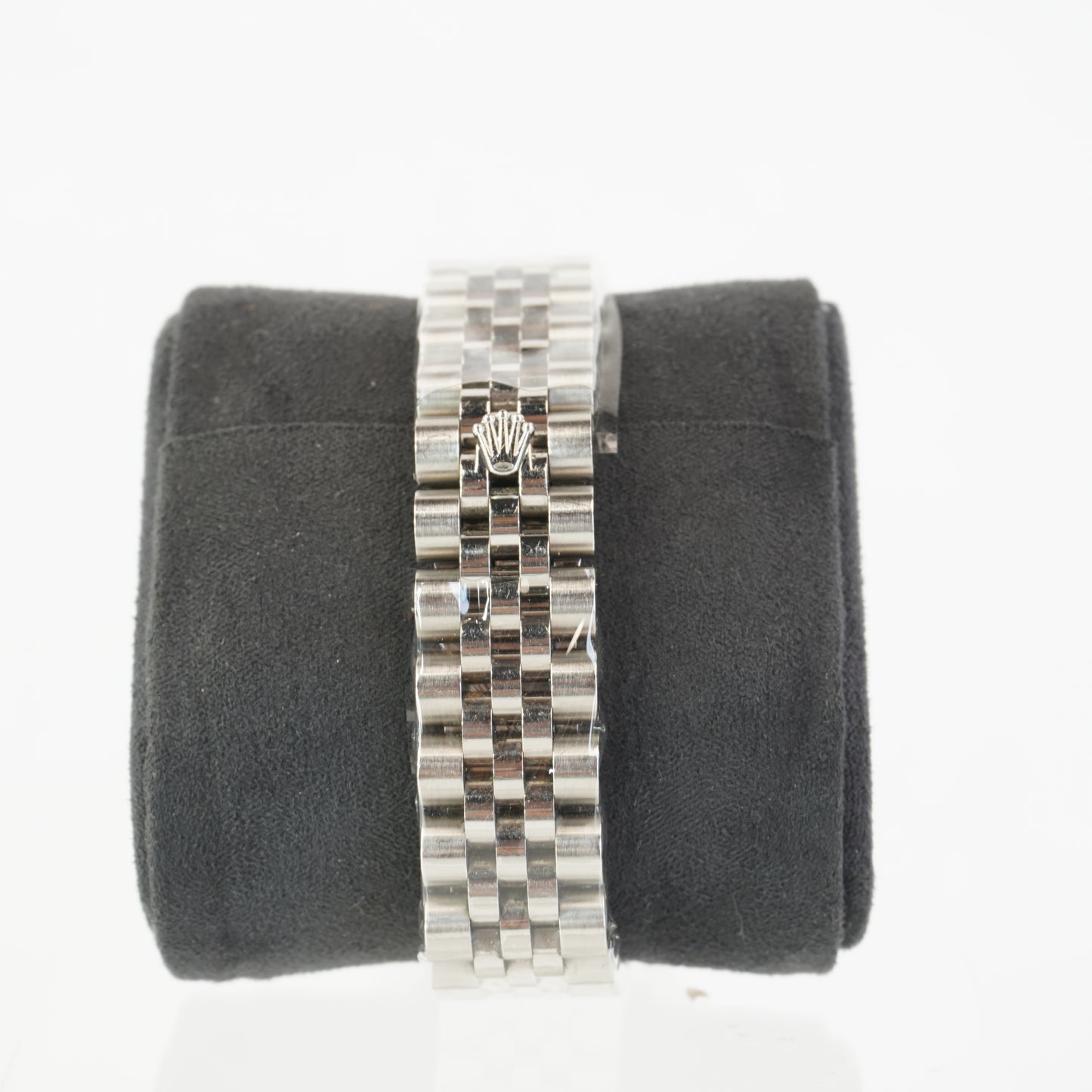 BLACK DIAL ROMAN STEEL CONTINUOUS BRACELET. S/N: G401432 #178274, CARD CERTIFICATE BOX