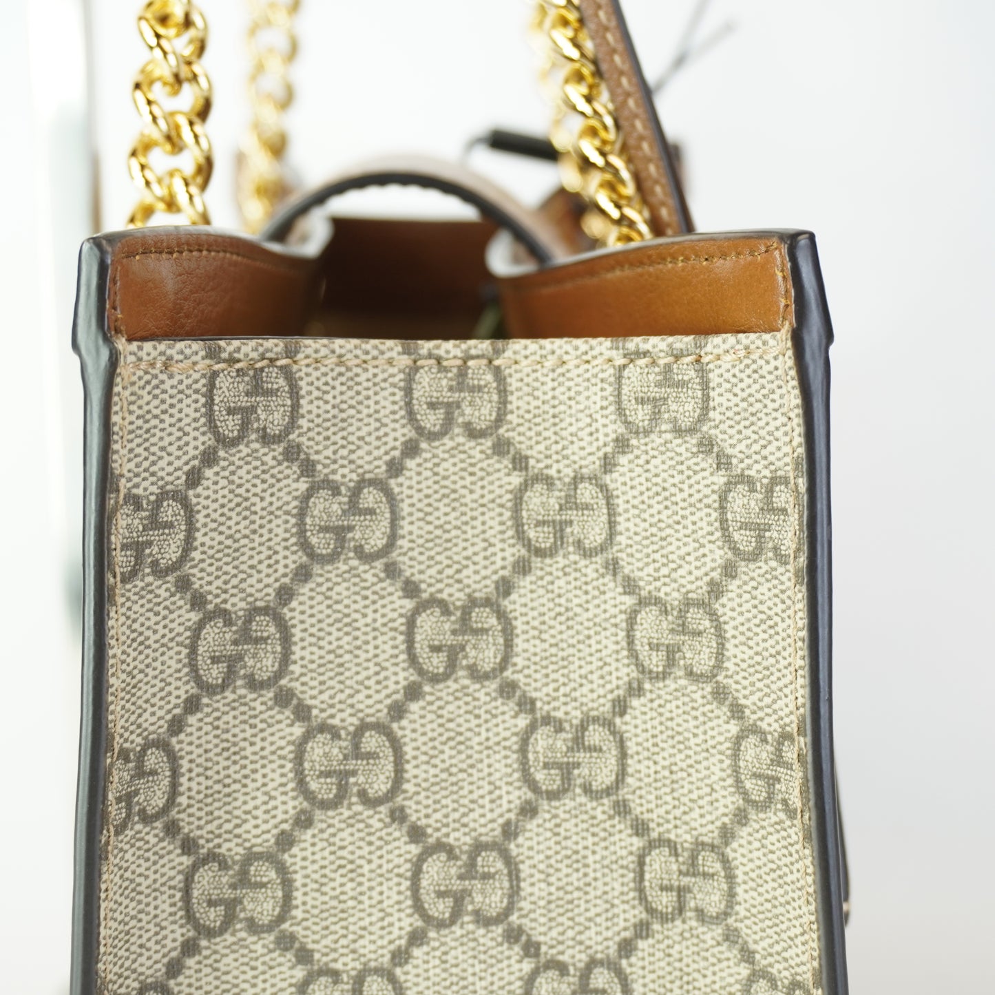 Gucci Padlock GG Supreme Brown Small GHW