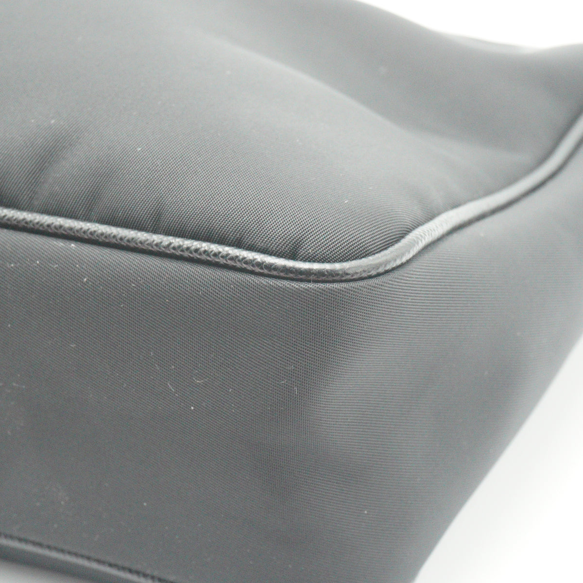 Prada Re Nylon Saffiano Leather Shoulder Bag SHW Small