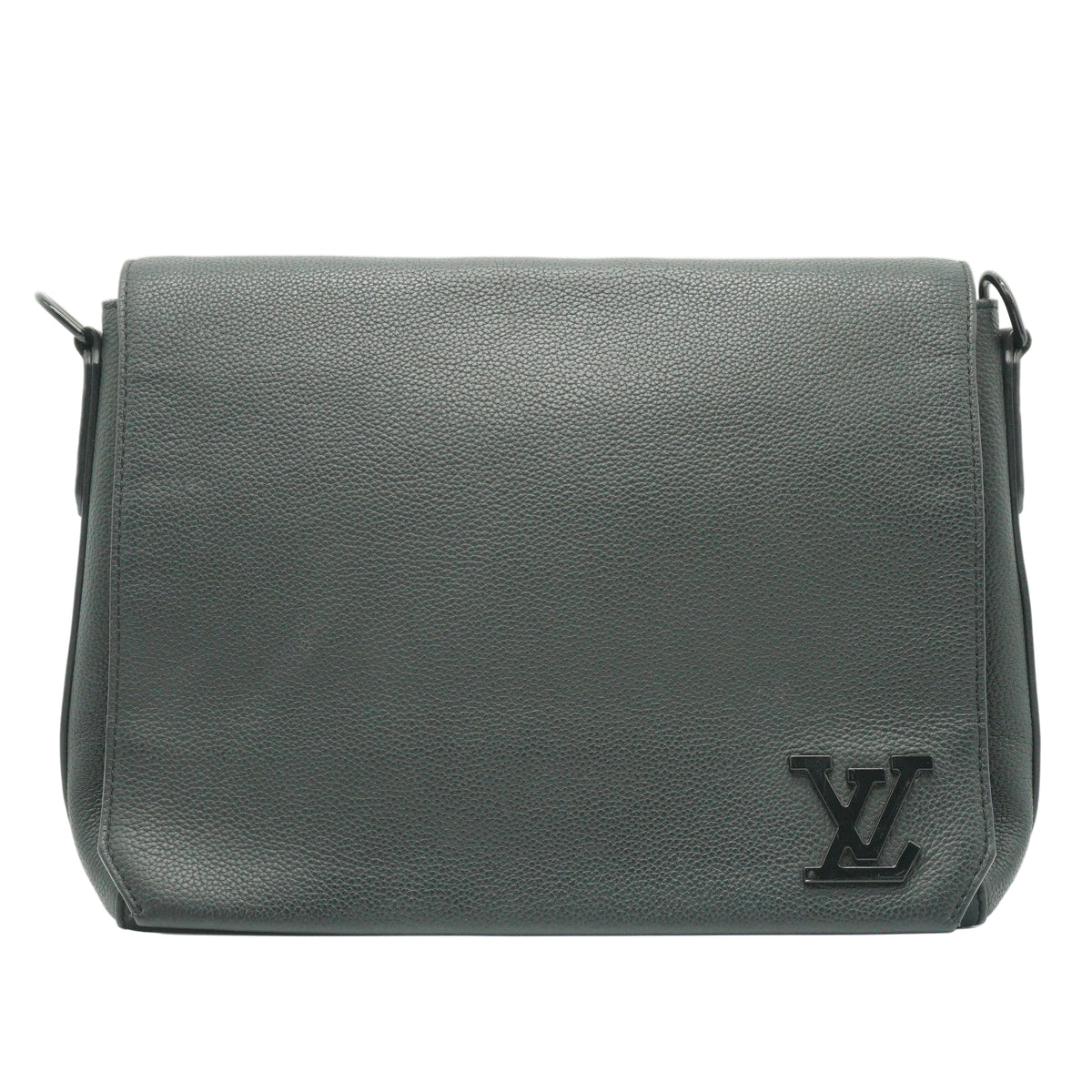 Louis Vuitton	Takeoff Messenger Bag Black Medium BHW