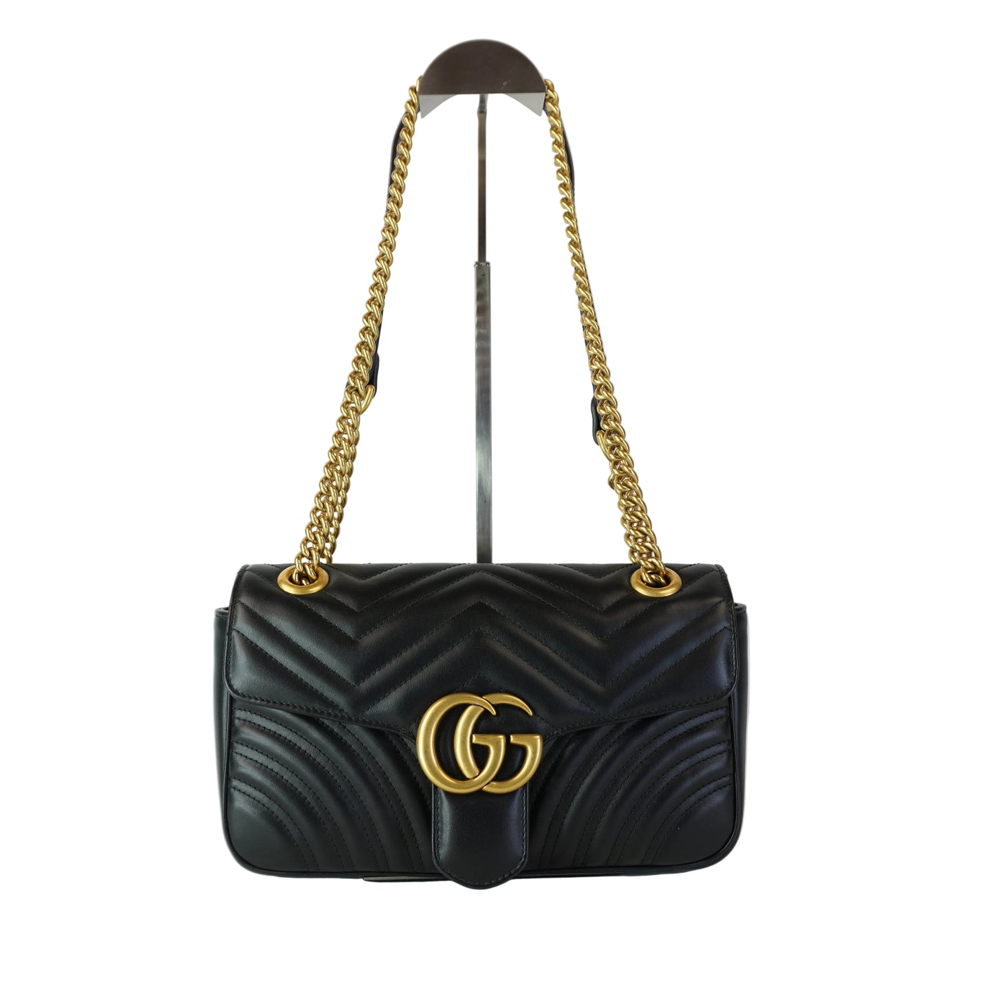 Gucci GG Marmont Black Medium GHW