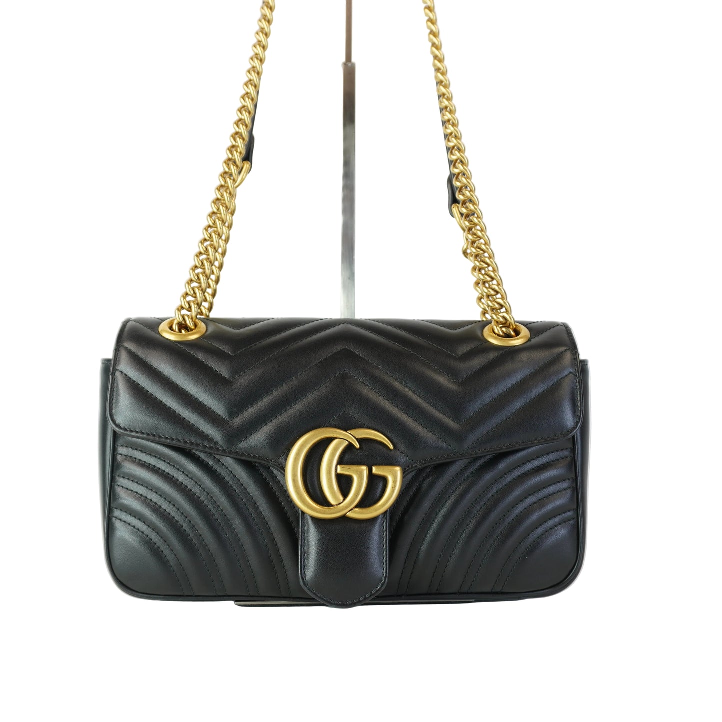 Gucci GG Marmont Black Medium GHW