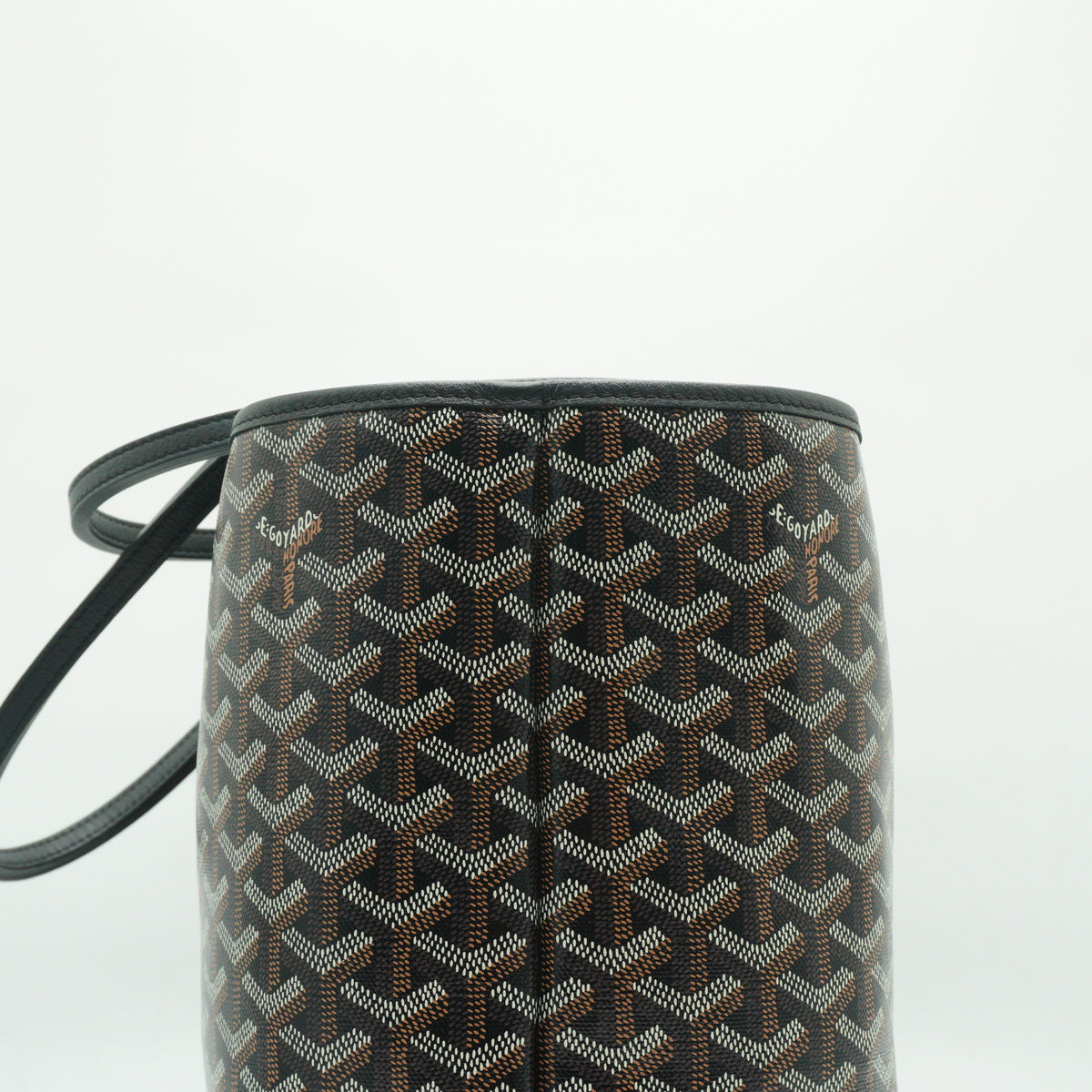 Goyard Goyardine Chien-Gris Pet Carrier PM Black