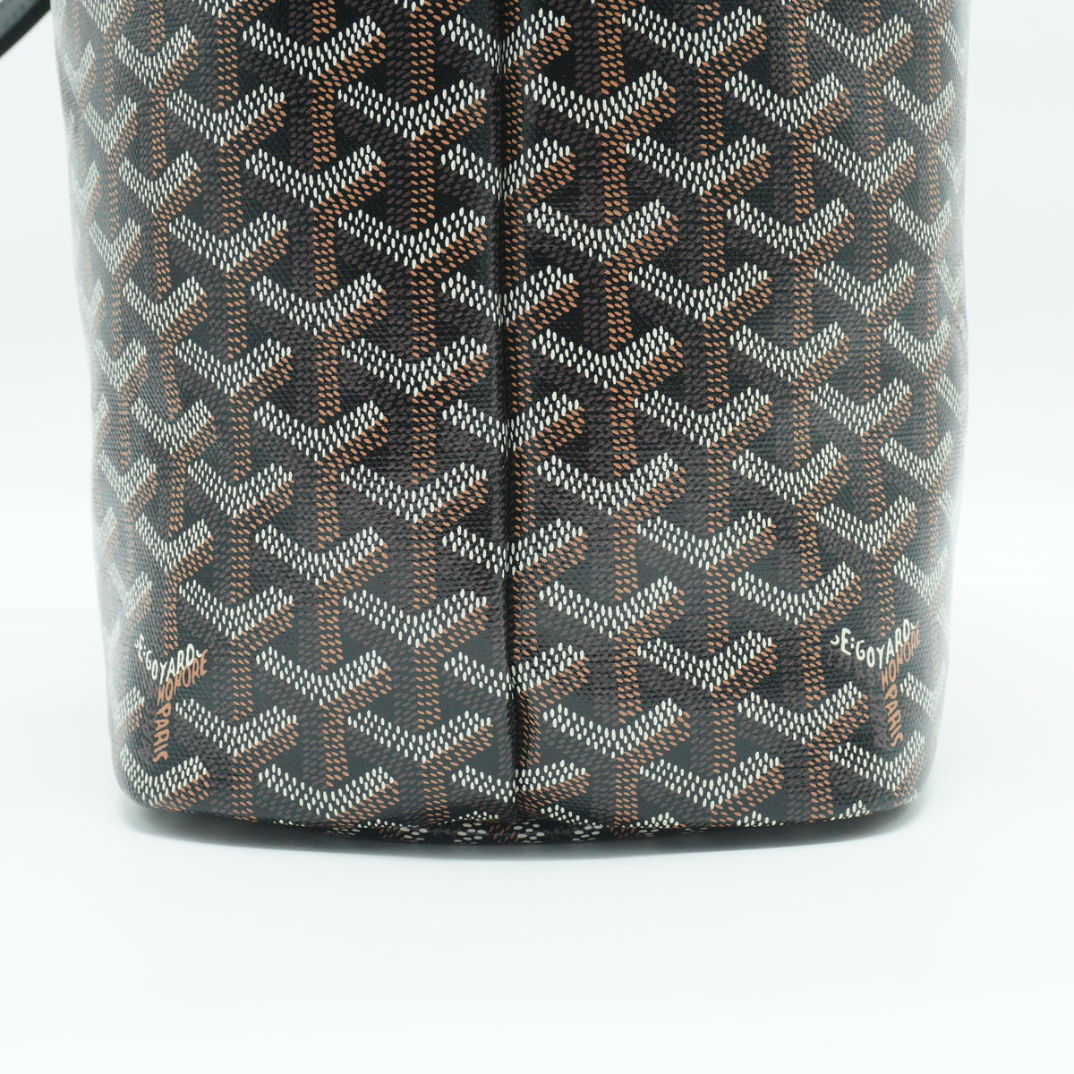Goyard Goyardine Chien-Gris Pet Carrier PM Black