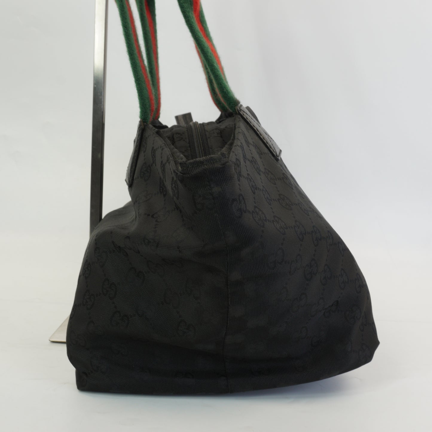 Gucci GG Nylon Web Tote Bag GHW Medium