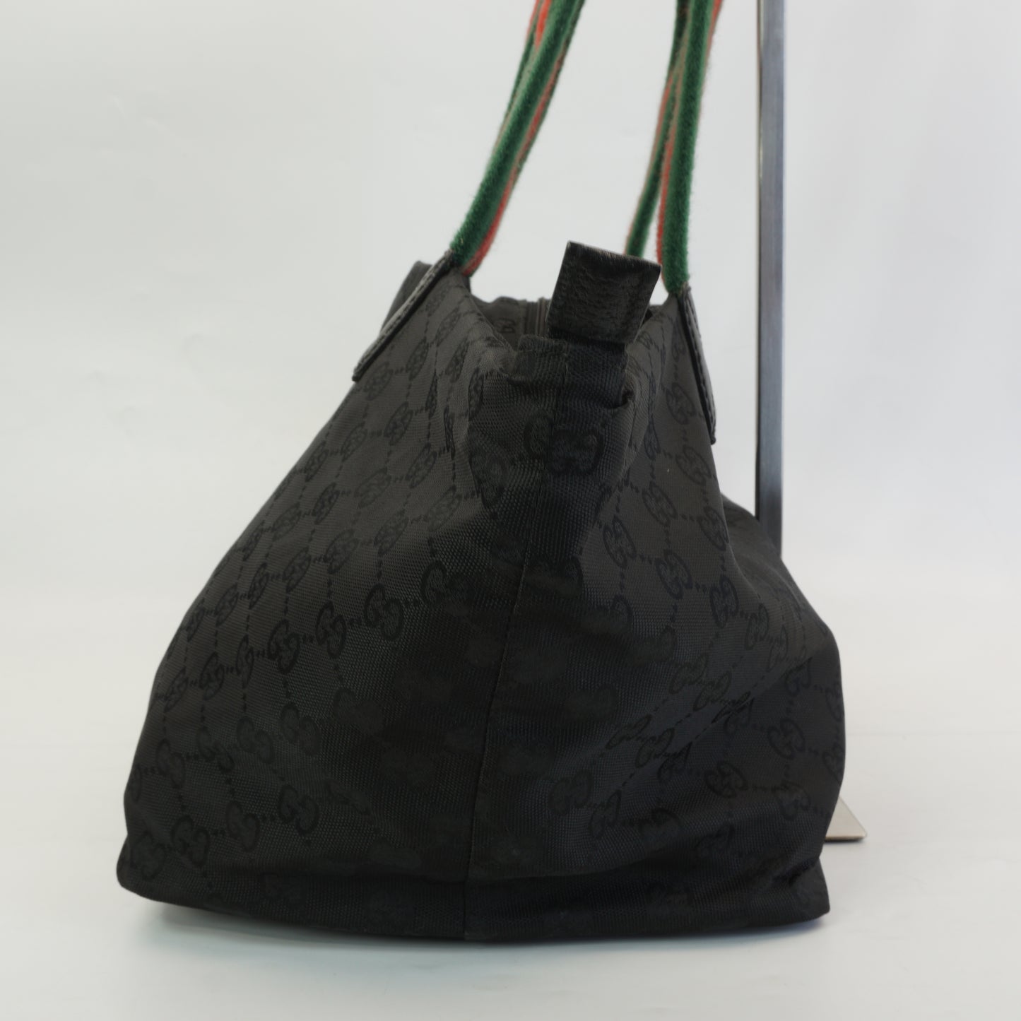 Gucci GG Nylon Web Tote Bag GHW Medium