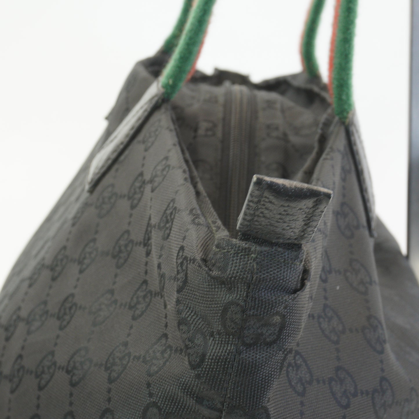 Gucci GG Nylon Web Tote Bag GHW Medium
