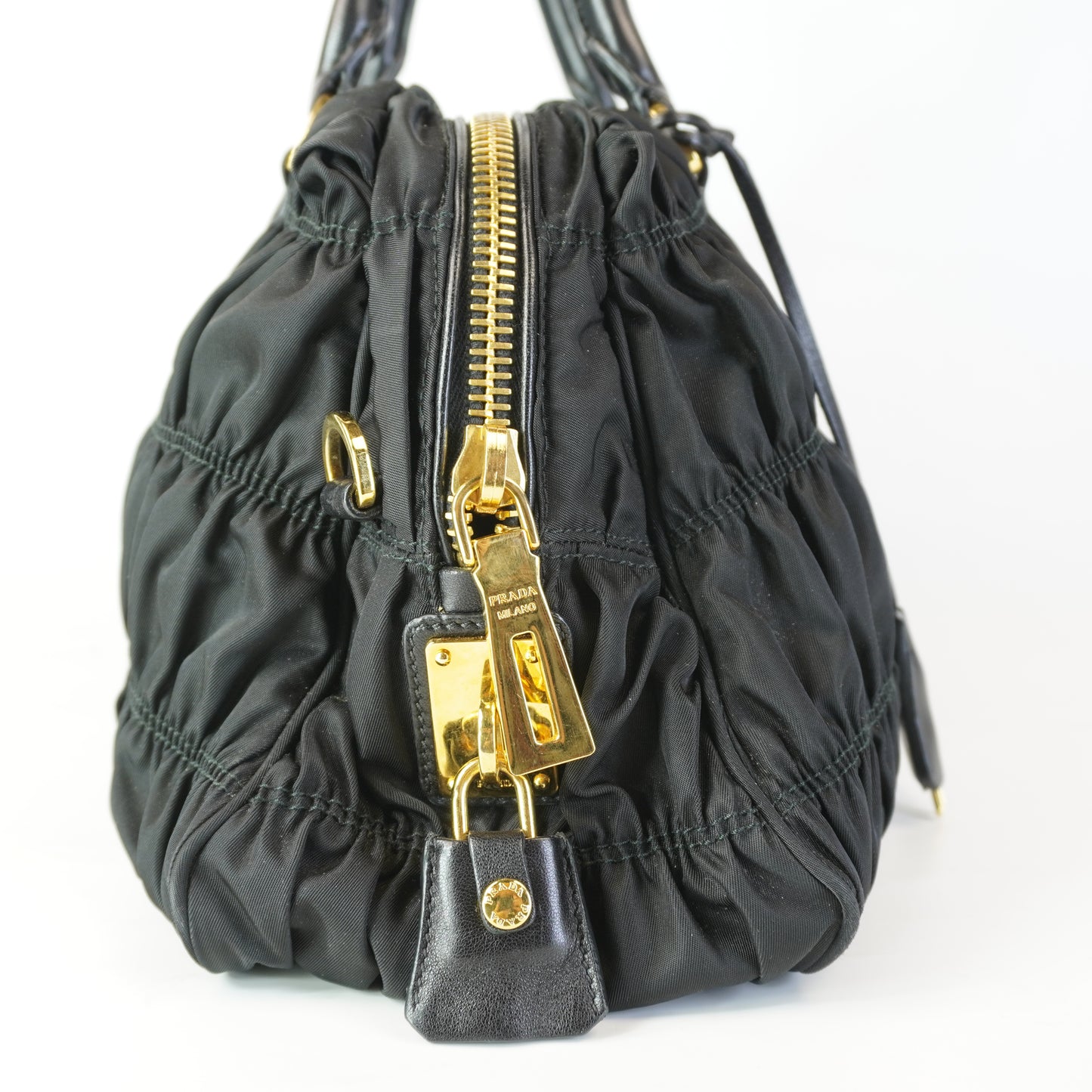 Prada Tessuto Nylon Gaufré Horizontal Medium GHW