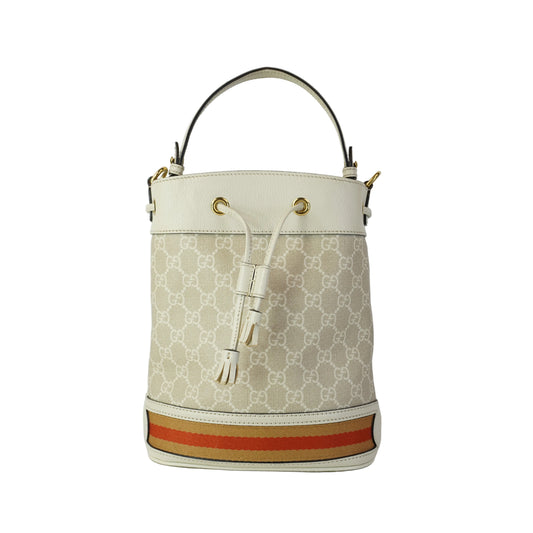 Gucci GG Ophidia Bucket White Small GWH