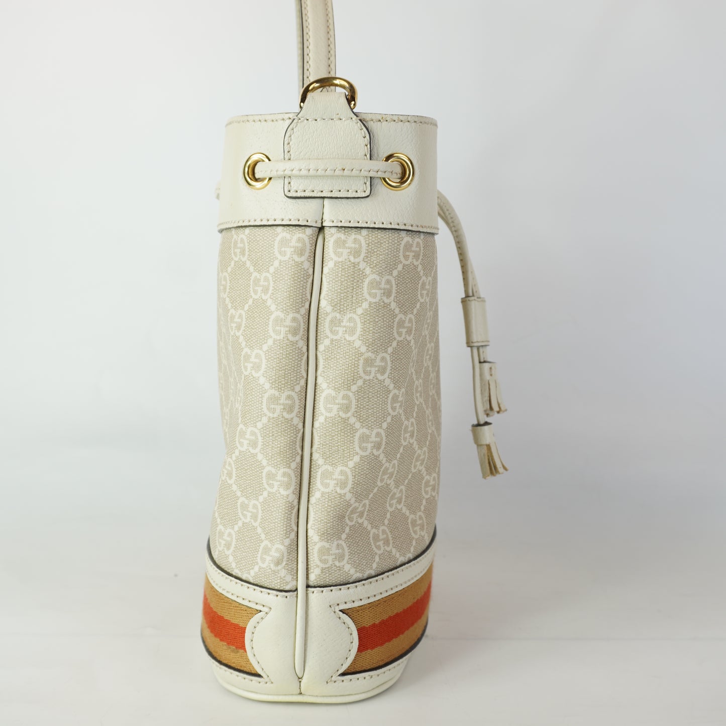 Gucci GG Ophidia Bucket White Small GWH