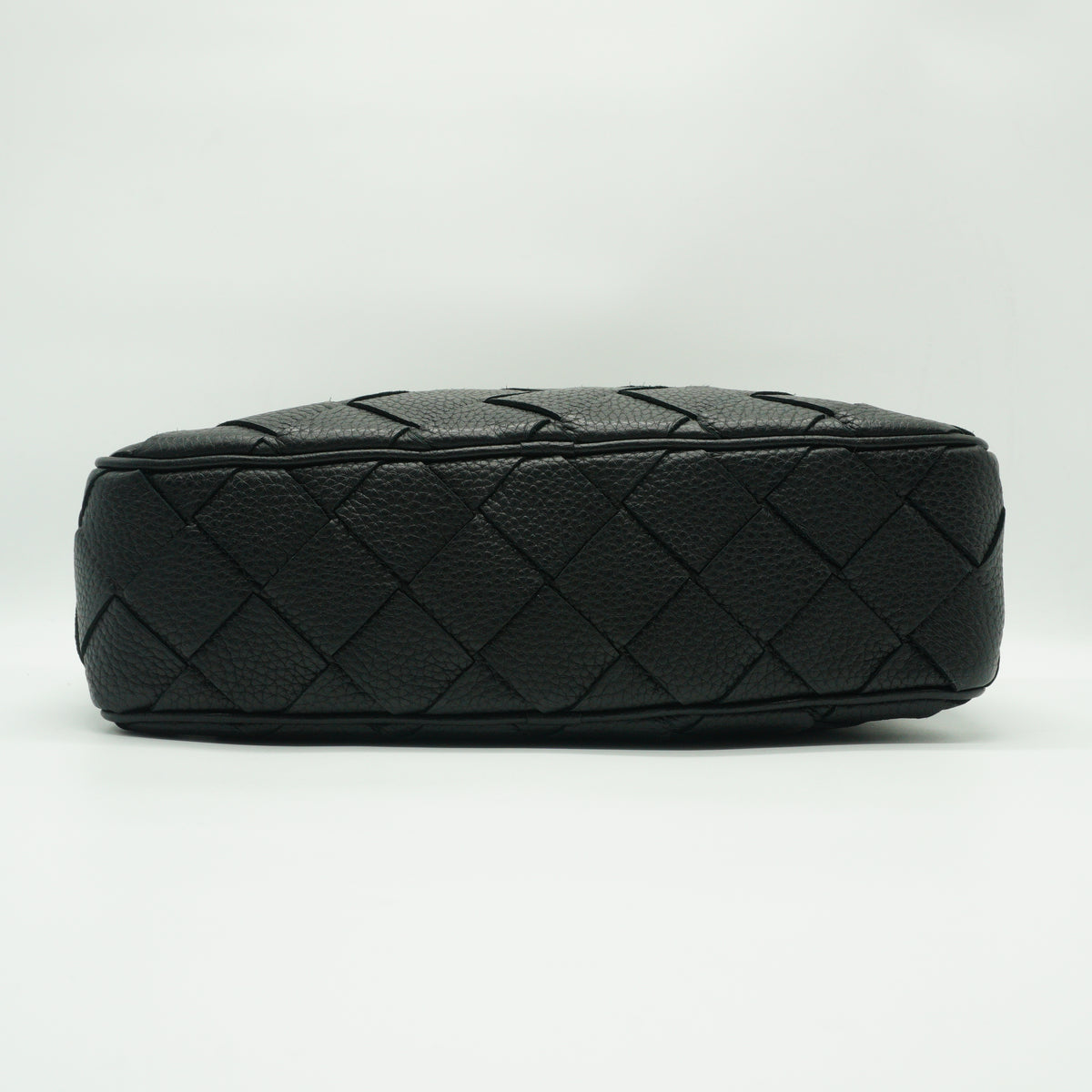 Bottega Veneta Intrecciato Camera Bag Black Medium SHW