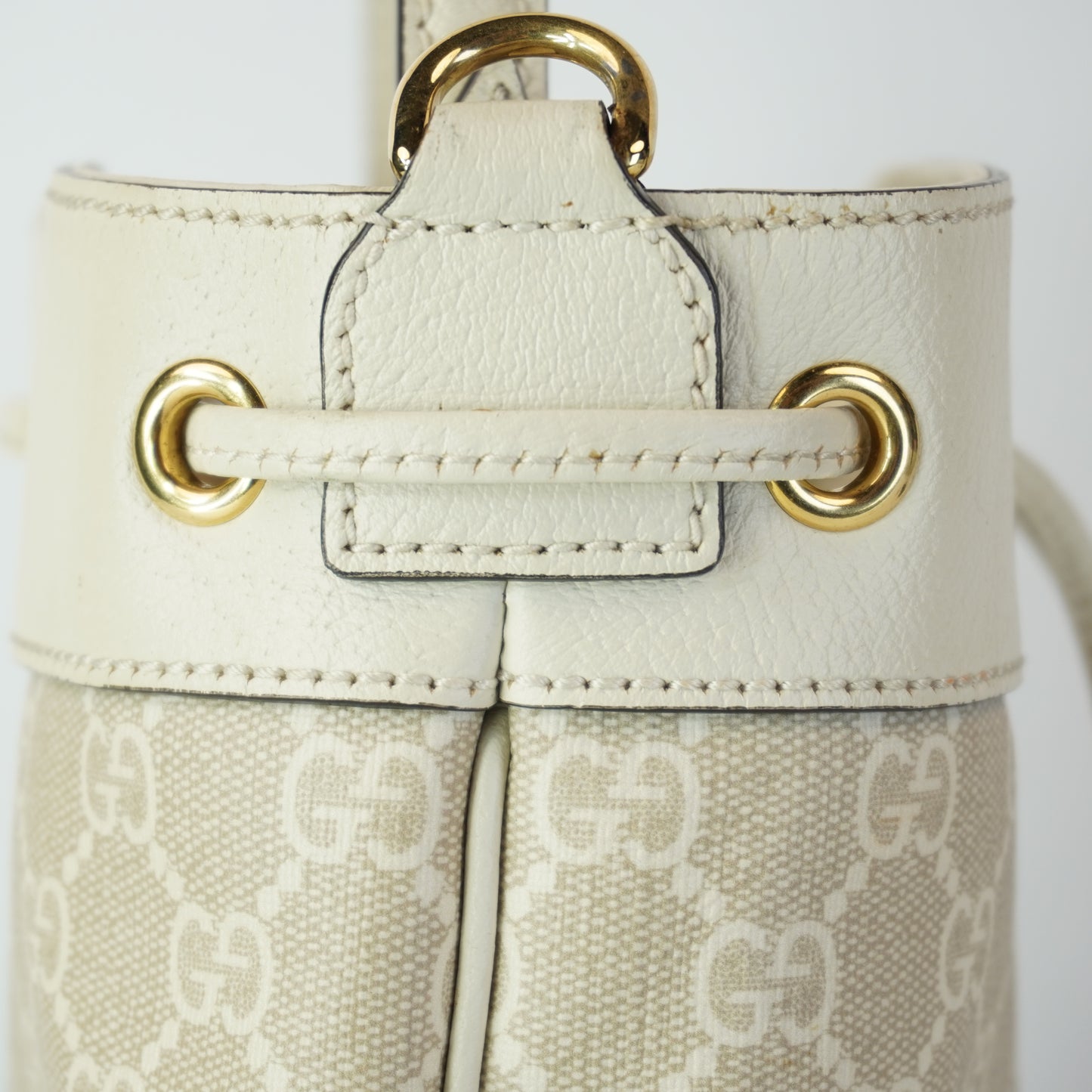 Gucci GG Ophidia Bucket White Small GWH