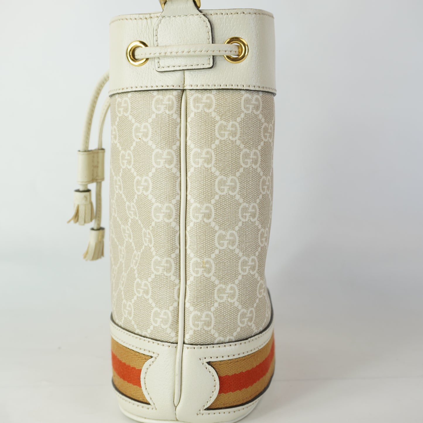 Gucci GG Ophidia Bucket White Small GWH