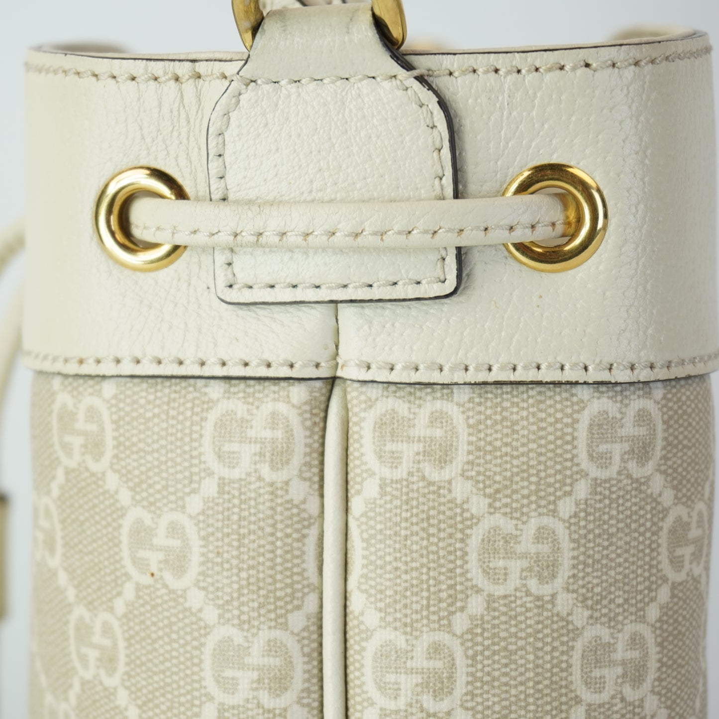 Gucci GG Ophidia Bucket White Small GWH