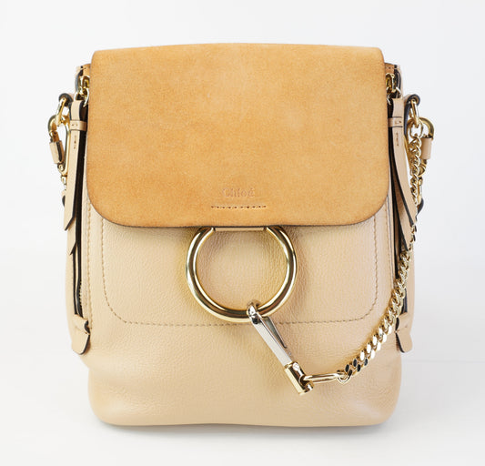 Chloe Backpack Suede Brown