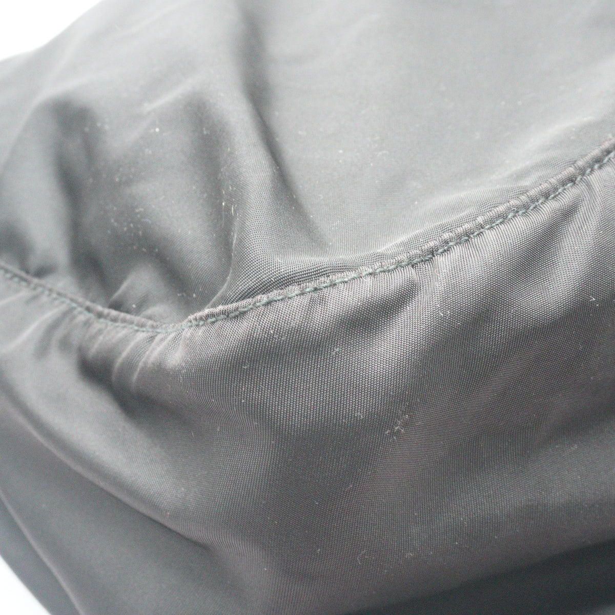 Prada Tessuto Nylon Saffiano Leather Messenger Bag GHW