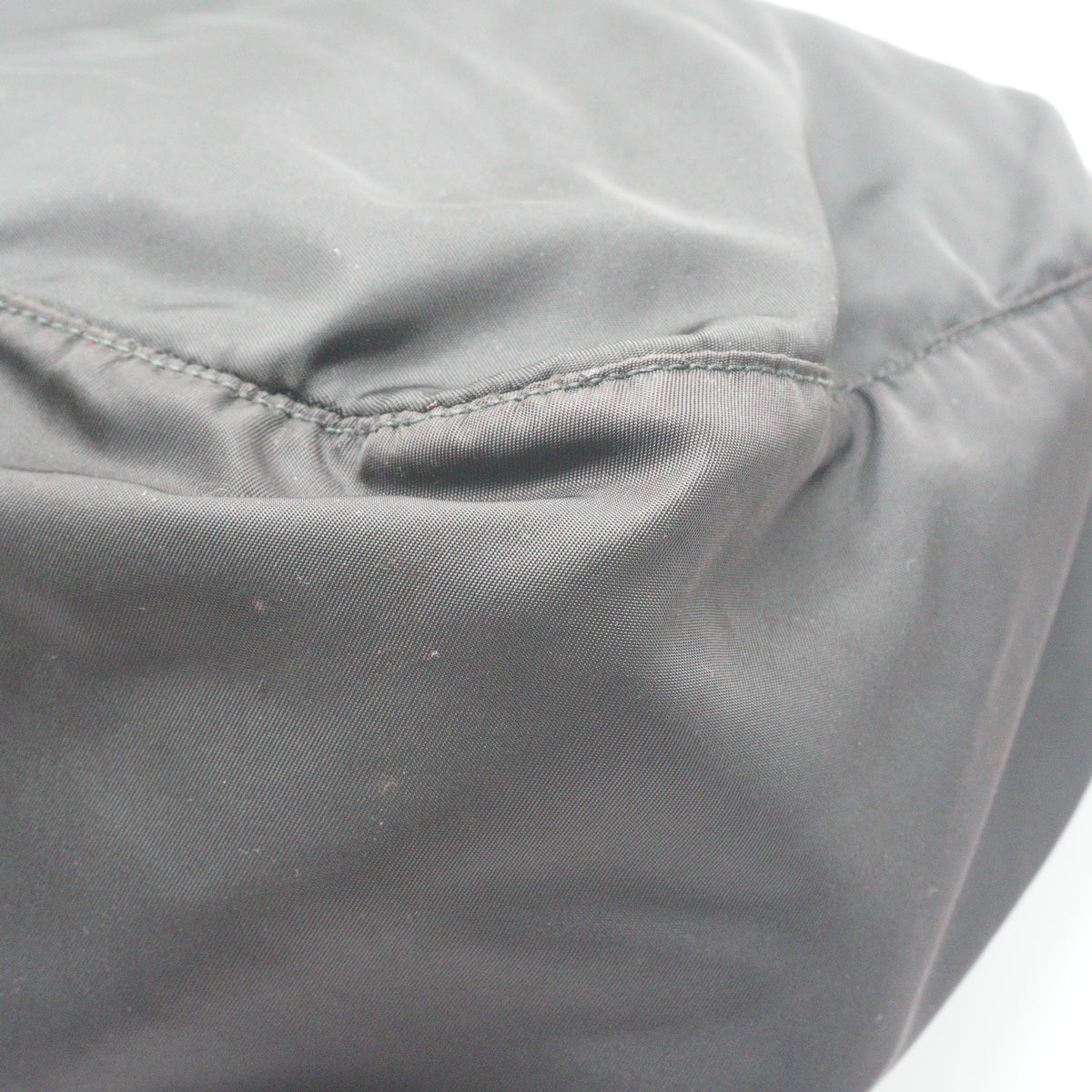 Prada Tessuto Nylon Saffiano Leather Messenger Bag GHW