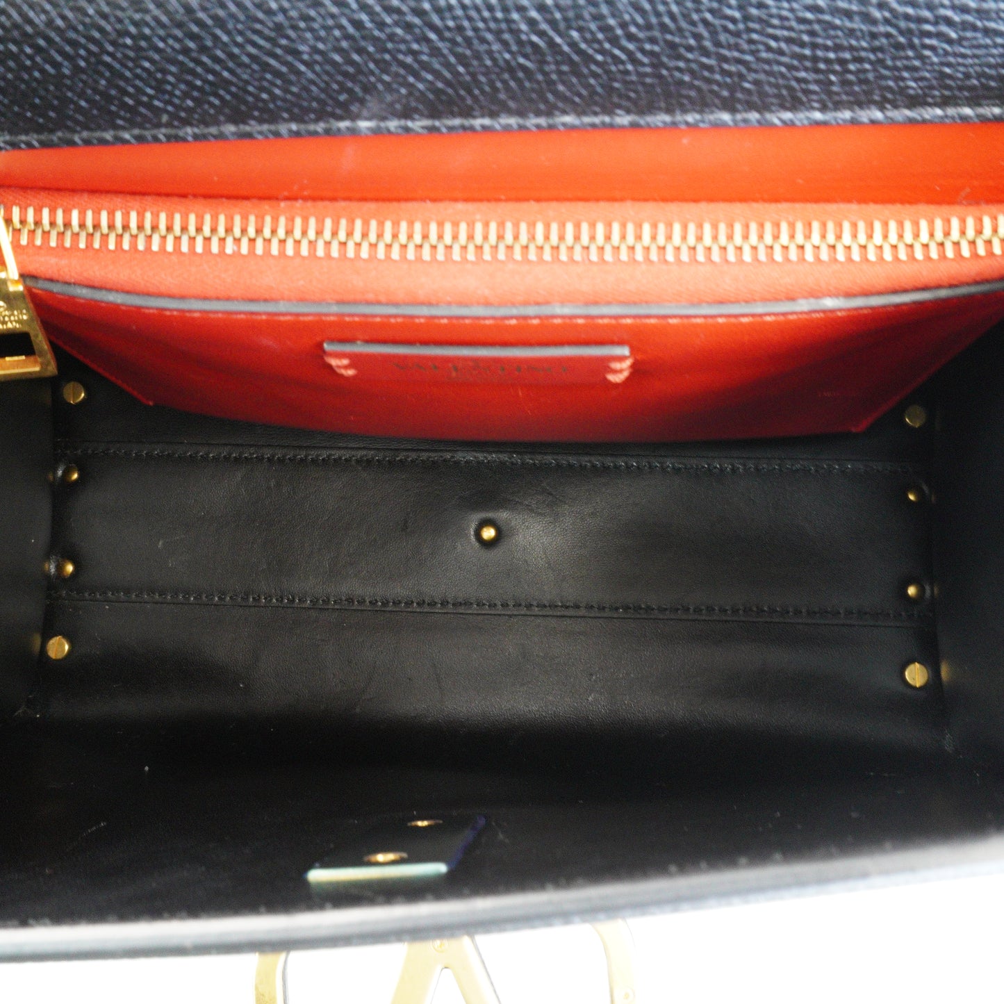 Valentino Vsling Grainy Calfskin Handbag