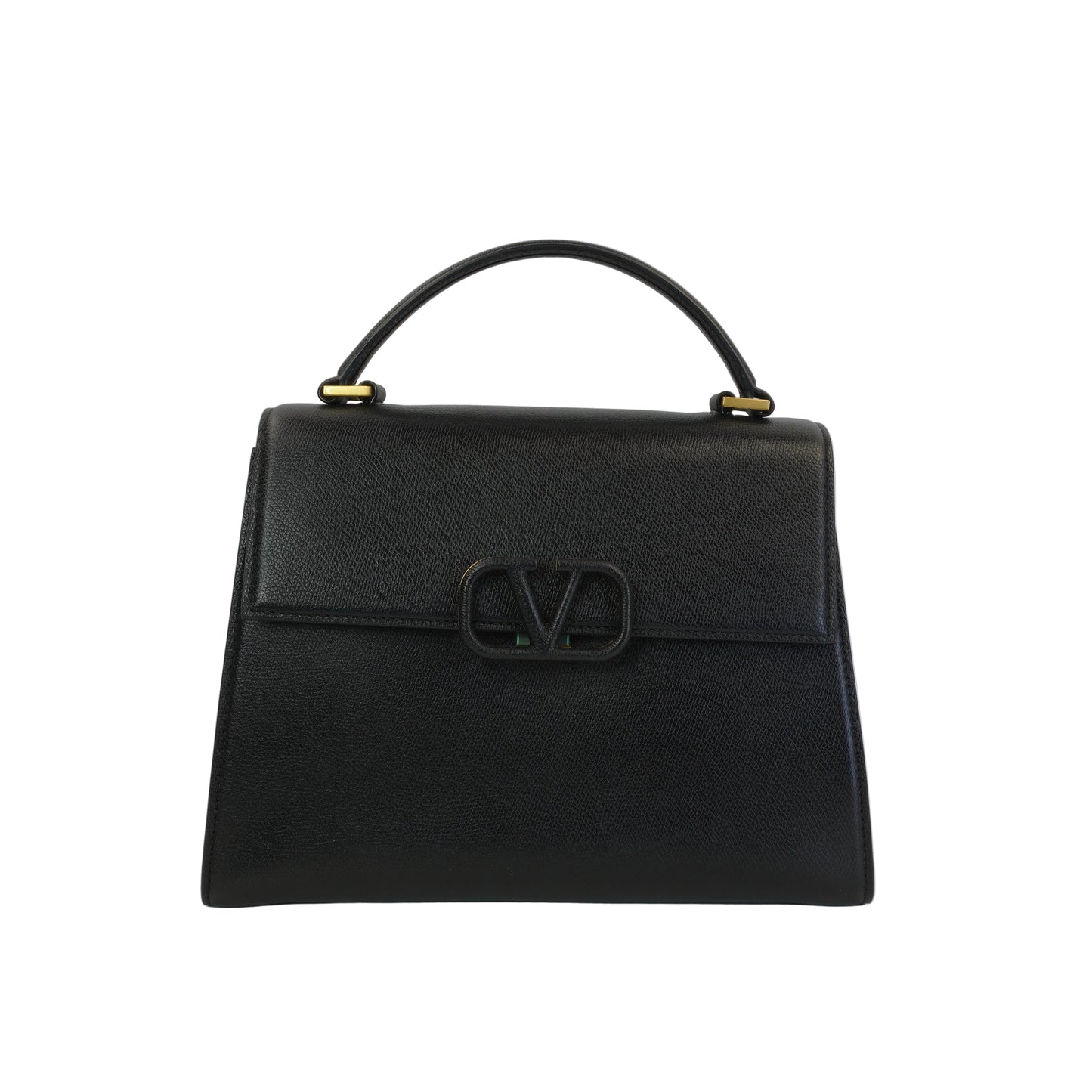 Valentino Vsling Grainy Calfskin Handbag